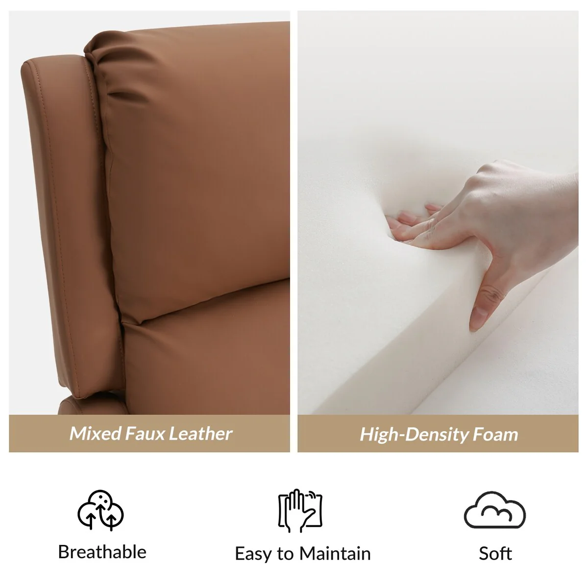 Pablo Traditional 360-Degree Swivel rocker Recliner by HULALA HOME