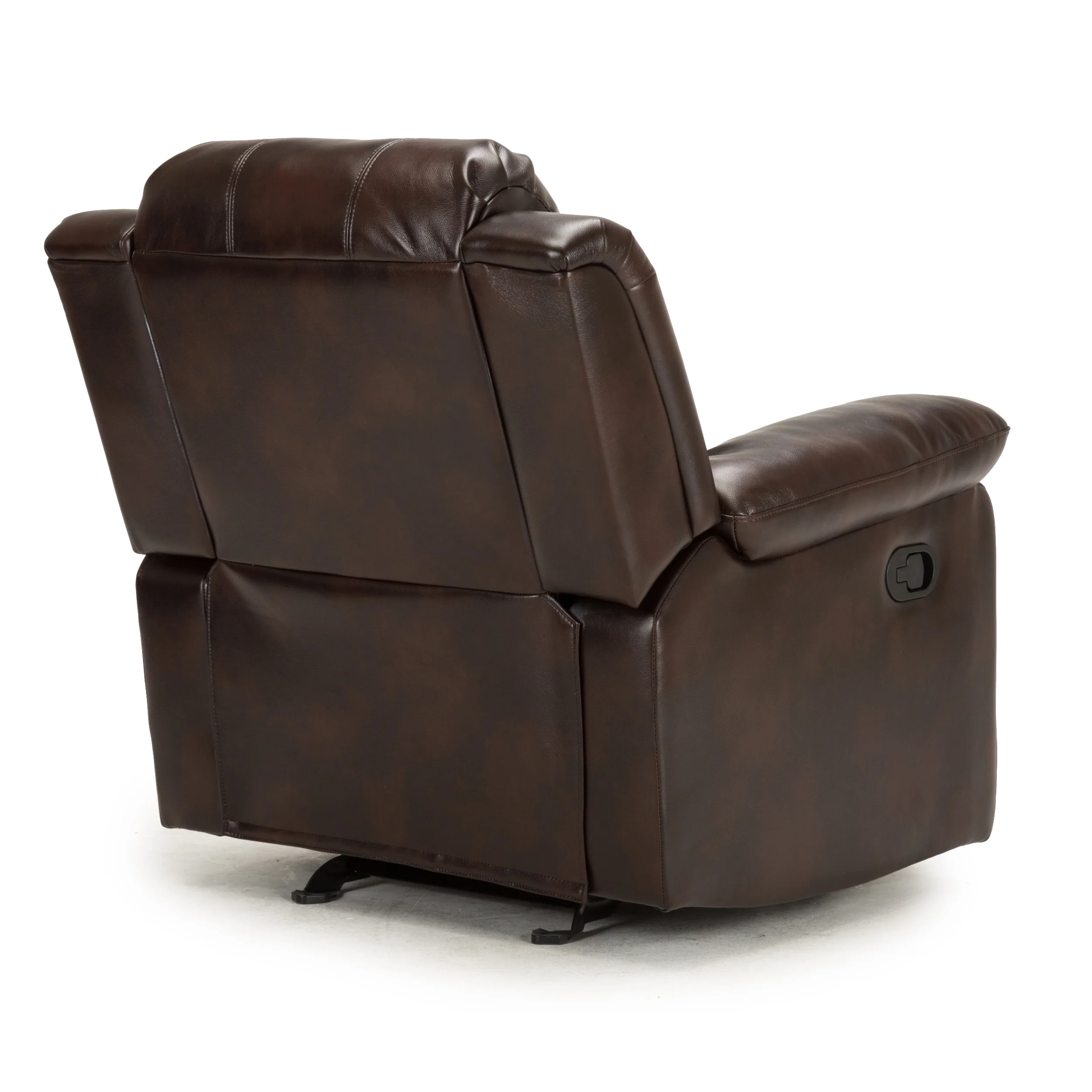 Charleston Leather Gel Glider Rocker Recliner by Greyson Living