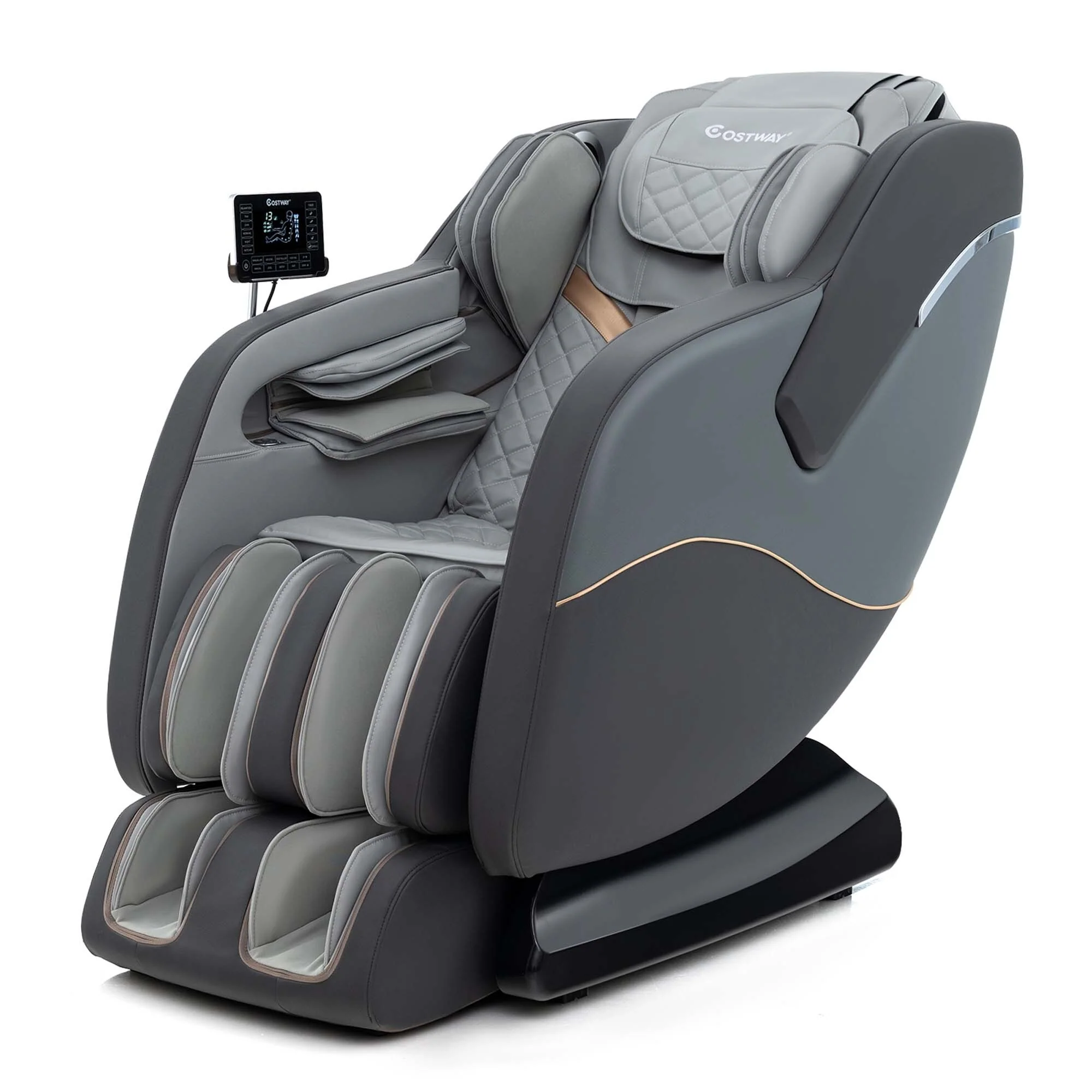 Costway SL Track Zero Gravity Massage Recliner with Thai Stretch Foot