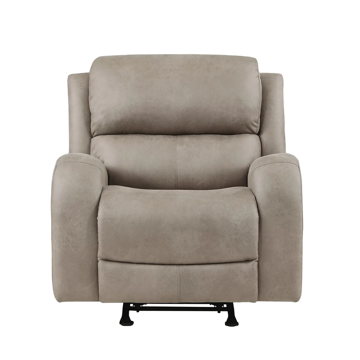 Mabel Polished Microfiber Rocker Reclining Chair