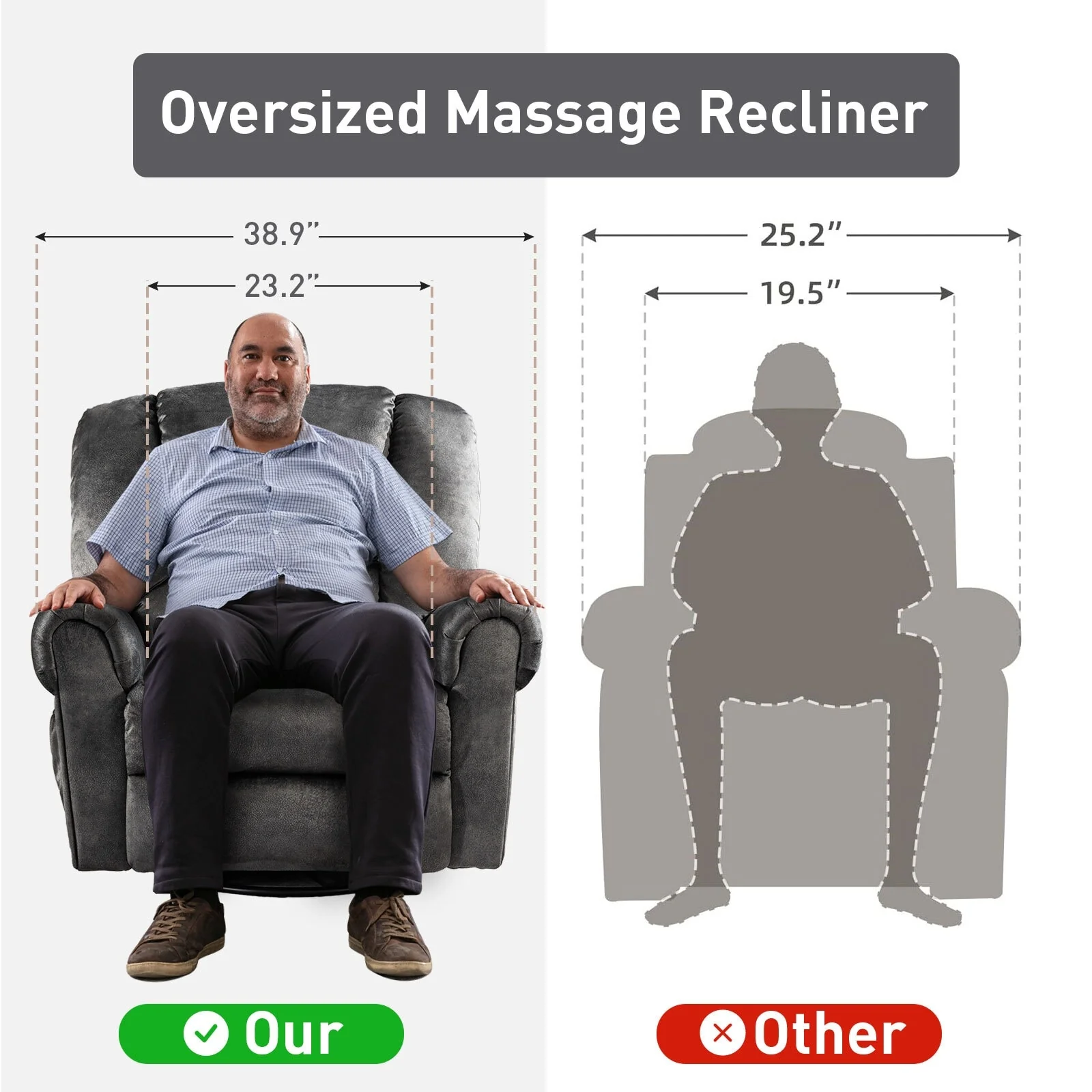 Swivel Rocker Recliners Rocking Swivel Recliner Chair With Massage And Heat With Side Pockets