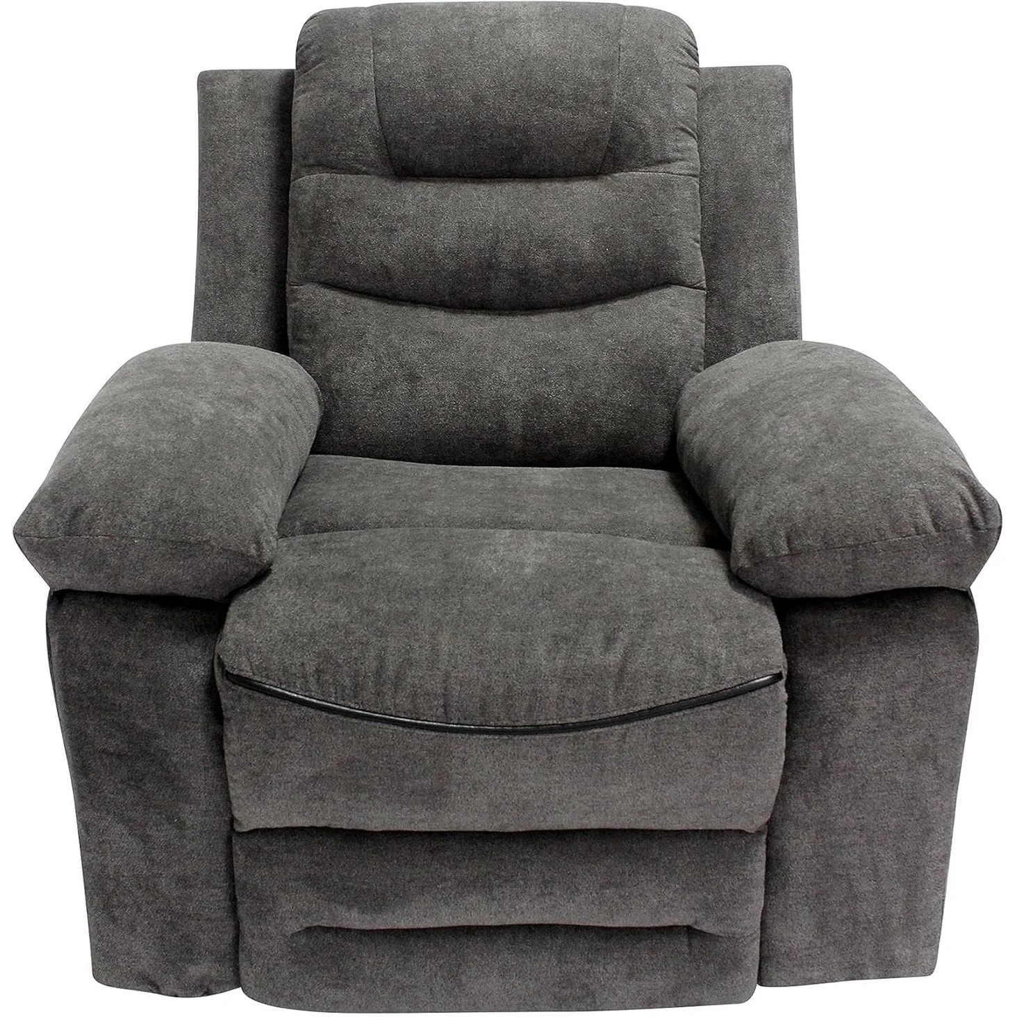 Contemporary Power Reclining Lift Chair With Pillow Top Arms and Pillow Back