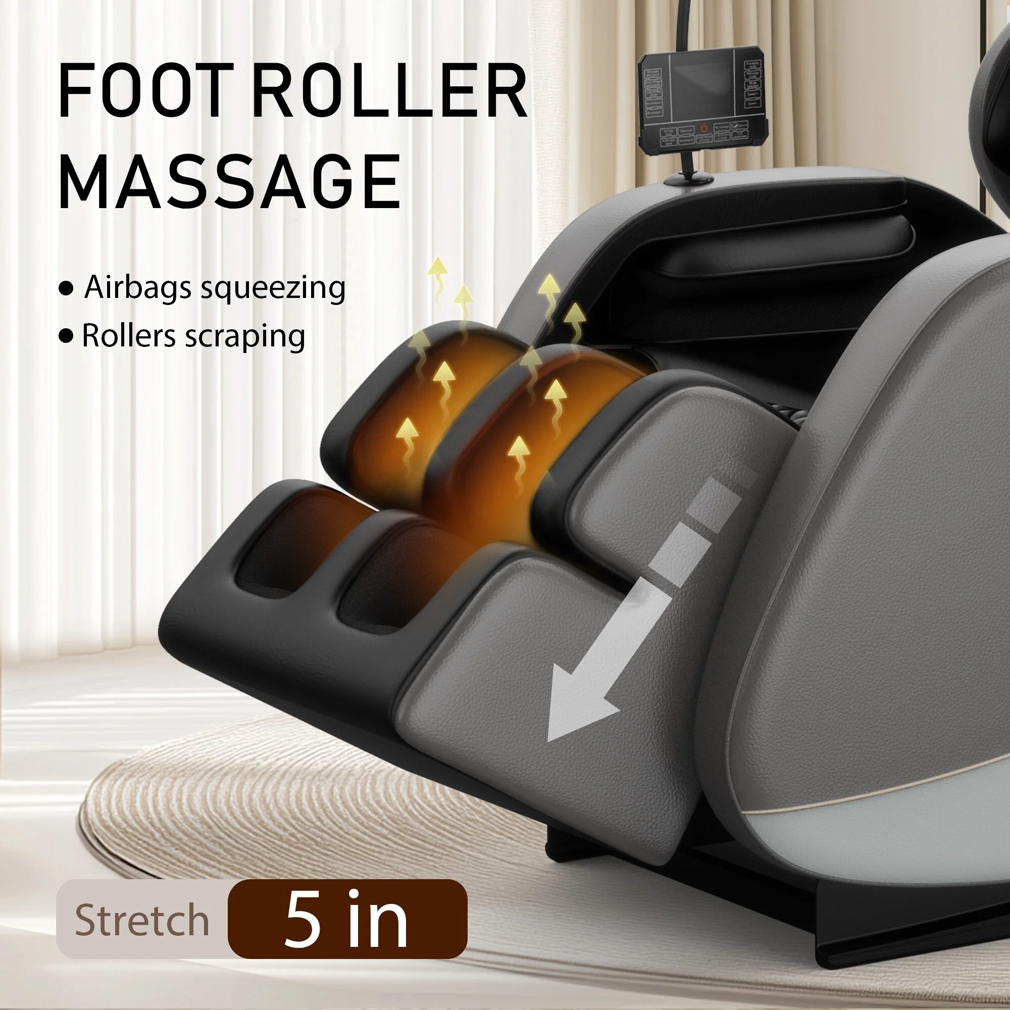 Massage Chair Recliner with Zero Gravity with Full Body Air Pressure