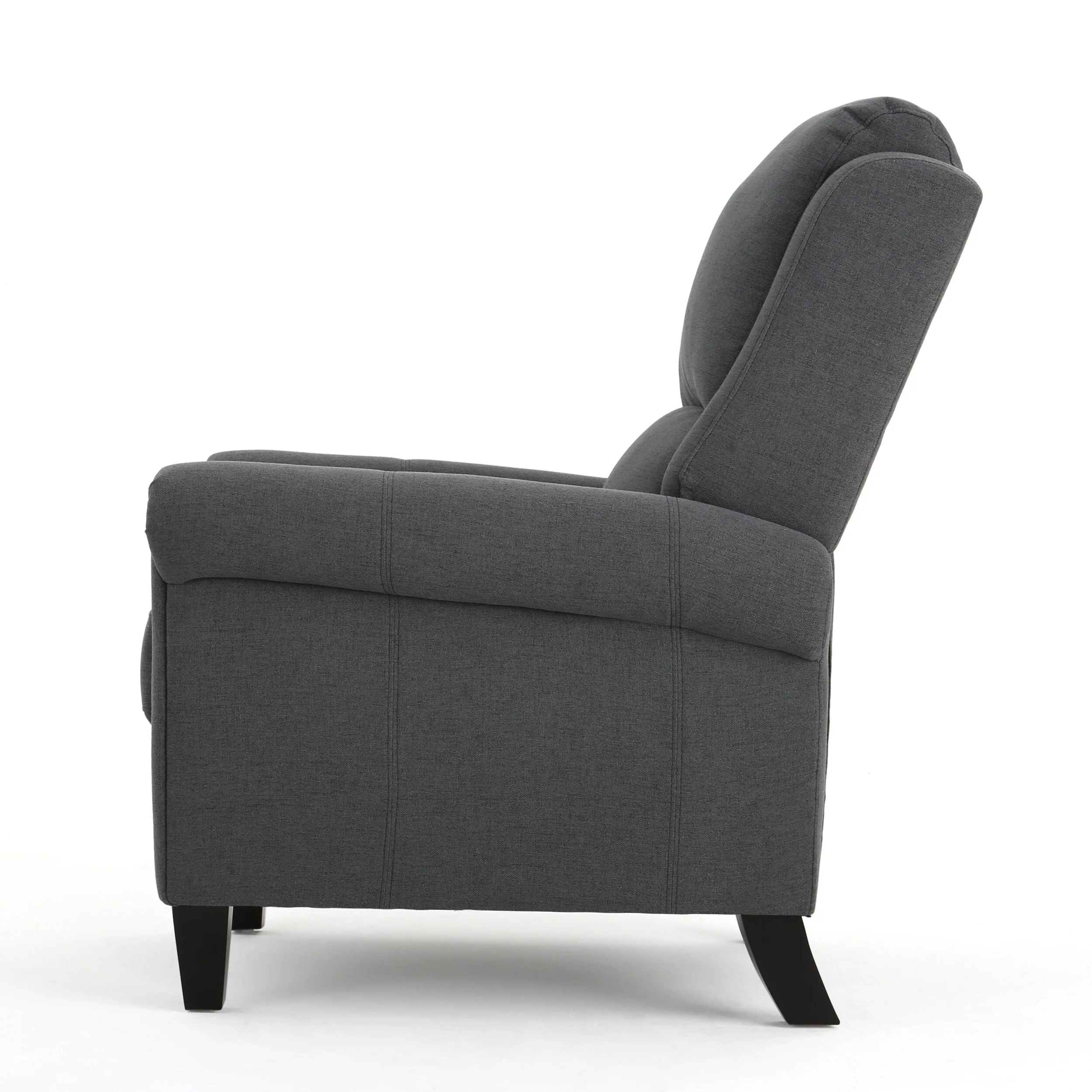 Charcoal Fabric Push?Back Recliner Chair (Easy?Care)