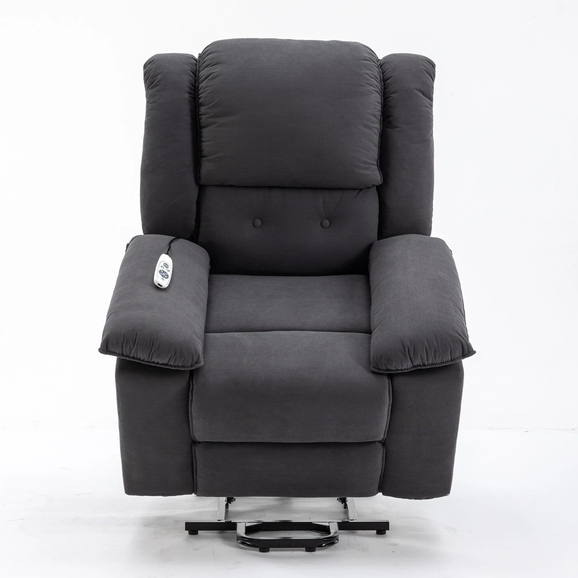 Beige Power Lift Recliner with Massage, Heat, and Adjustable Recline