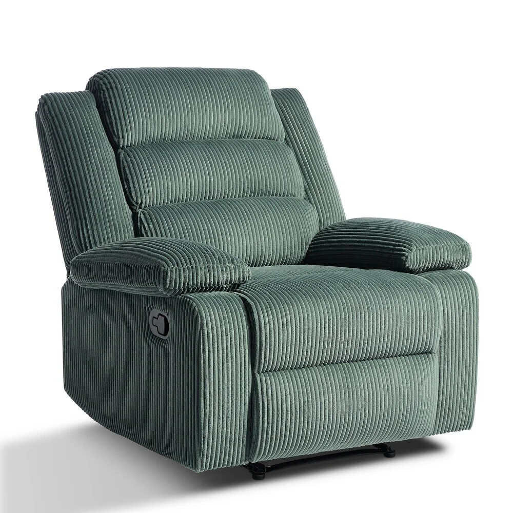 Modern Upholstered Recliner Chair with Adjustable Backrest