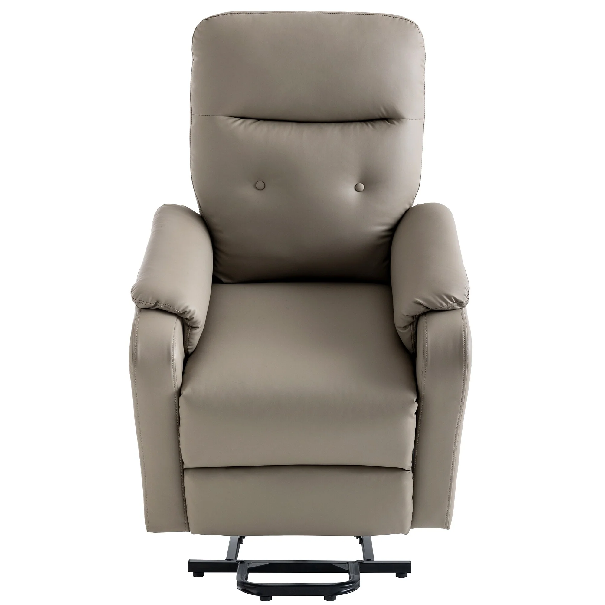 Blue Power Lift Recliner with Massage, Heat, and Side Pocket