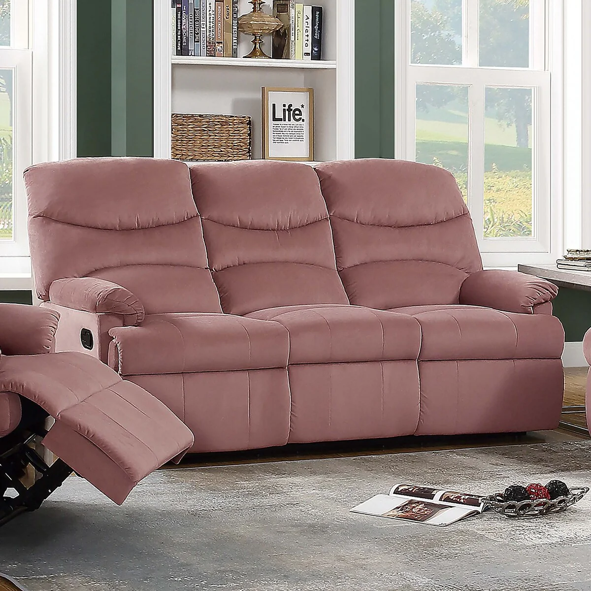 Poundex Recliner Sofa