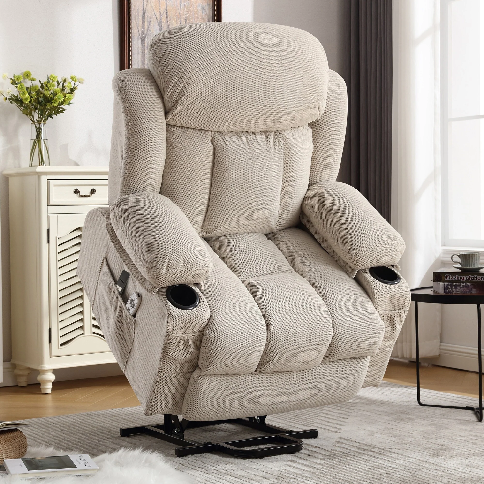 Power Lift Recliner Chair with Heat and Massage