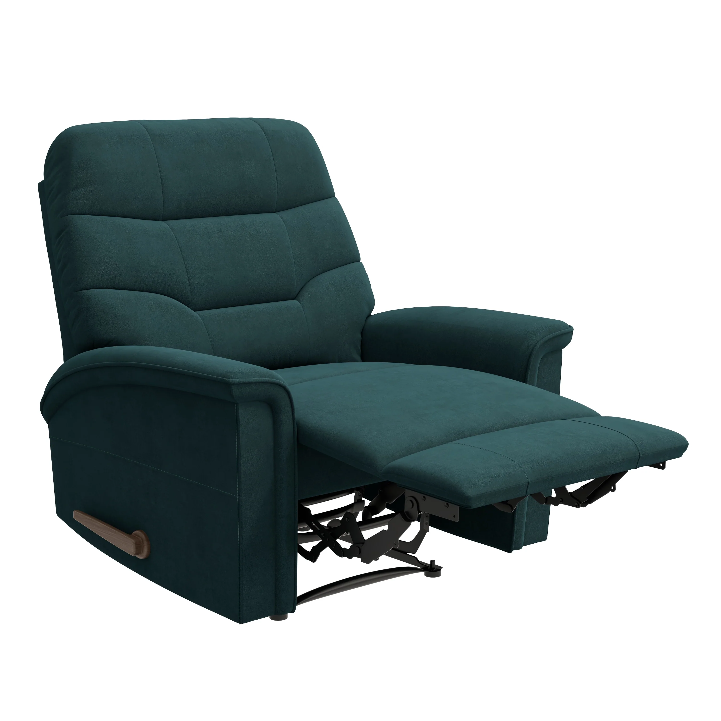 ProLounger Beck Wall Hugger Medium Blue Microfiber Recliner