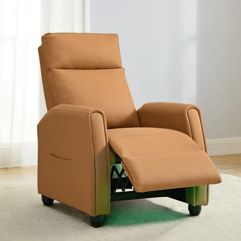 Andrea Recliner Chair with LED Lights, Heating  Massage