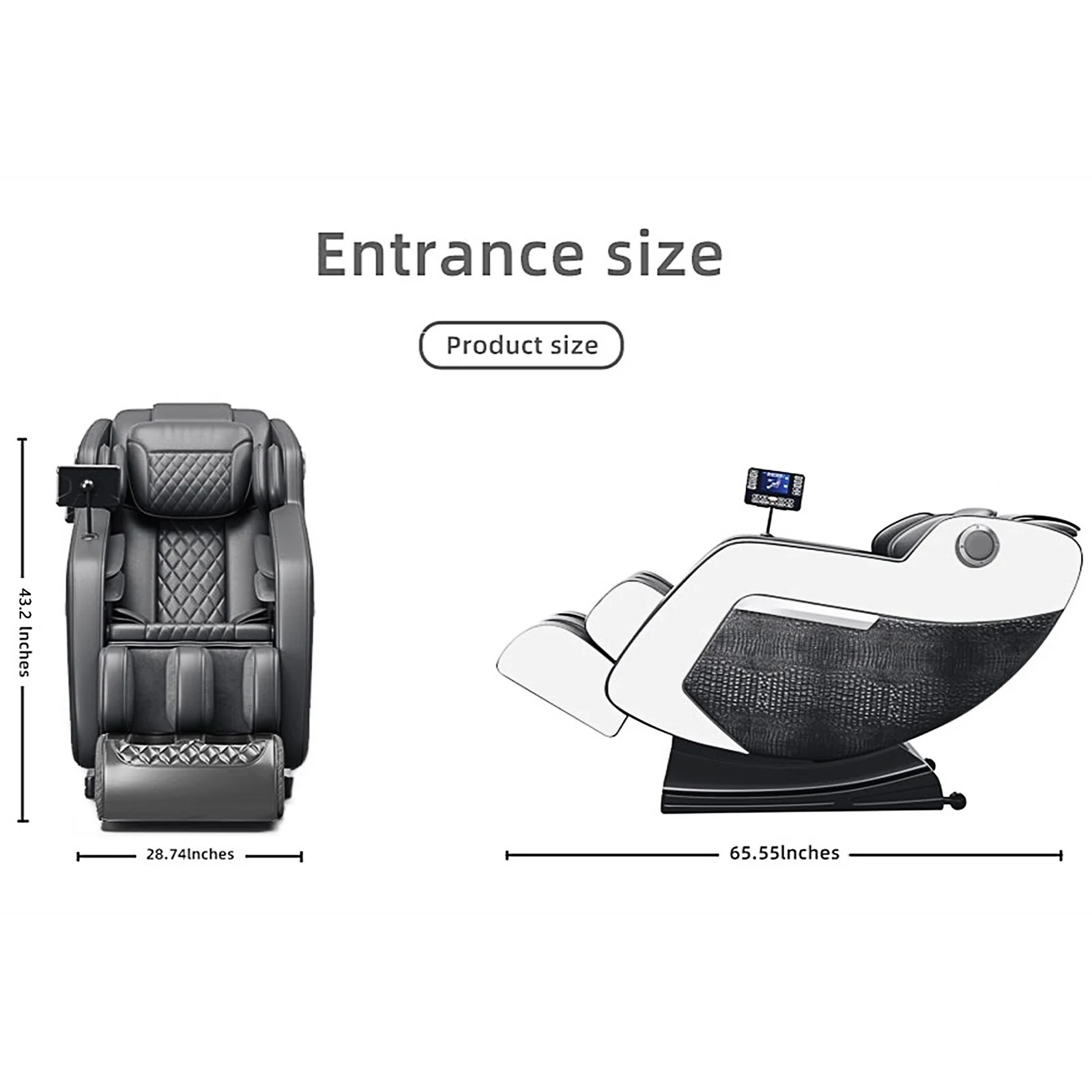 Zero?Gravity Massage Recliner Chair with Bluetooth Audio