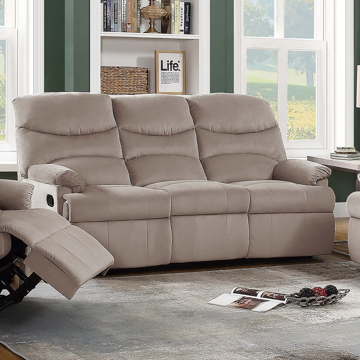 Poundex Recliner Sofa
