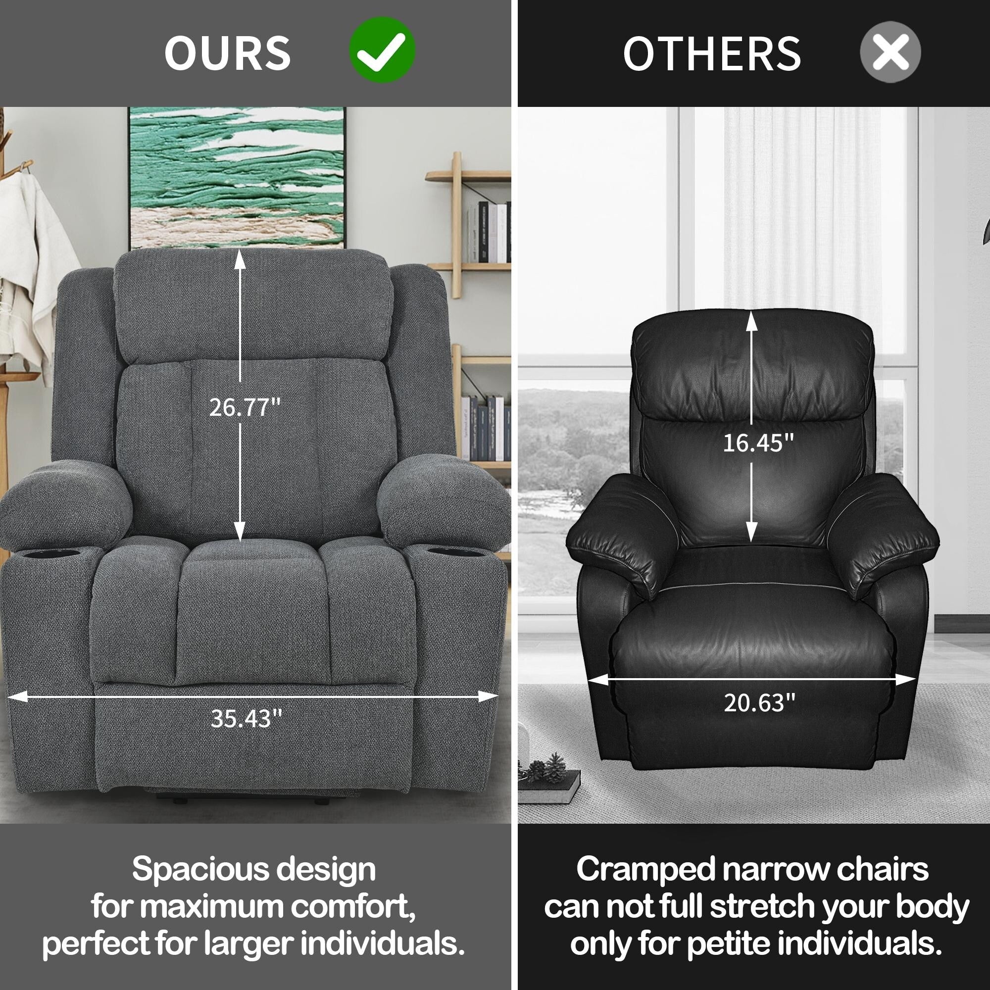Power Lift Recliner Chair for Elderly