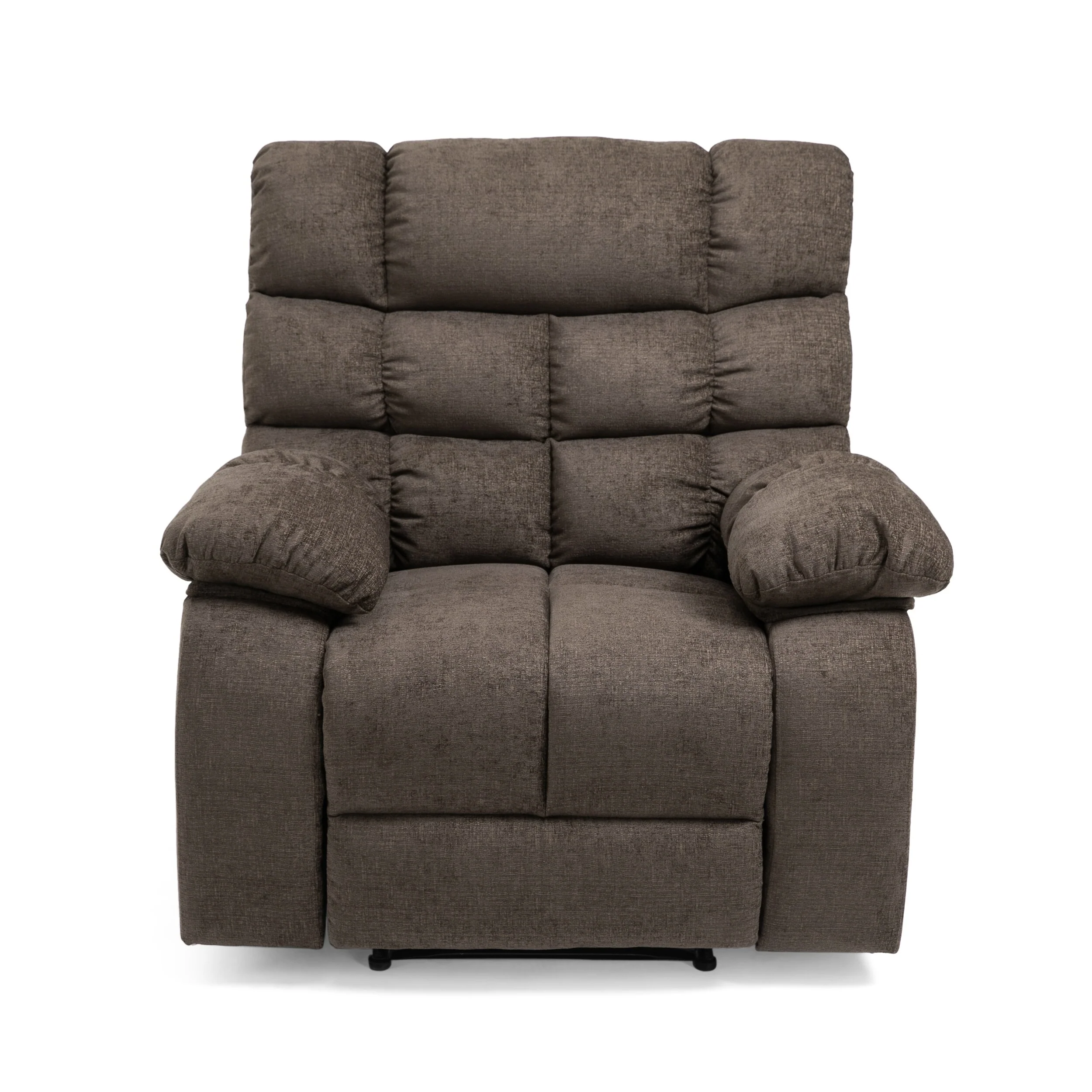 Modern Massage Recliner Chair with Pillow Tufting & Manual Recline