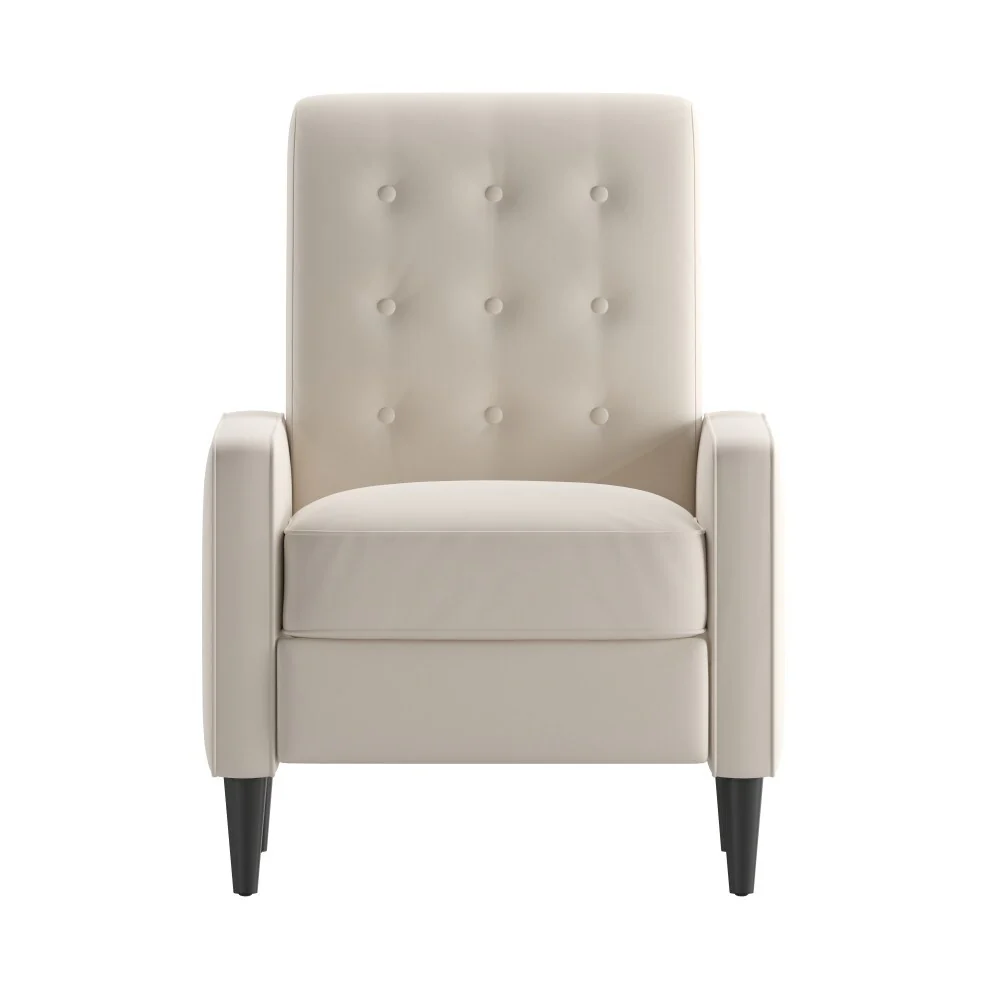 Pushback Recliner with Button Tufted Back