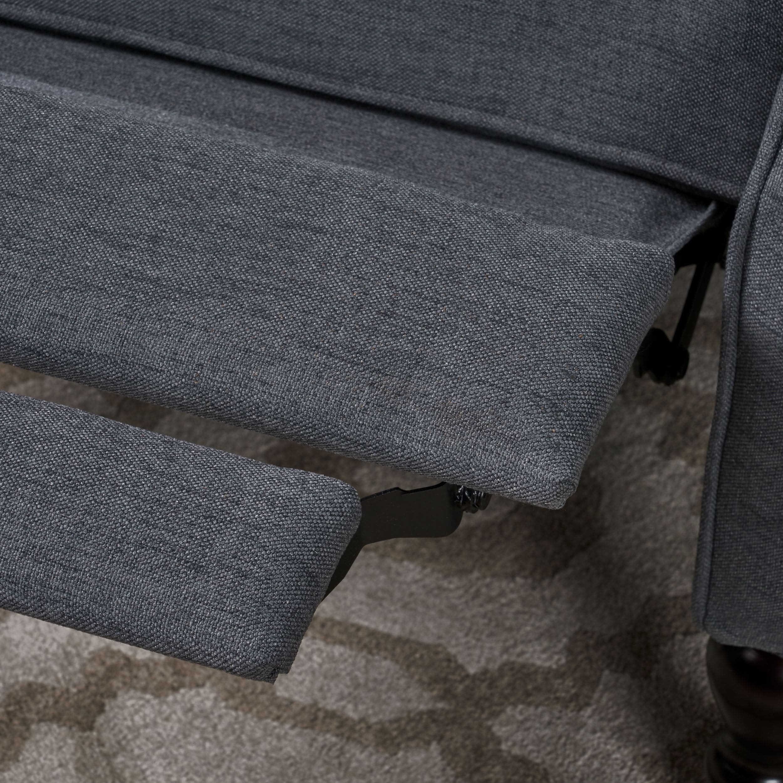 Walter Tufted Fabric Wingback Recliner Club Chair by Christopher Knight Home