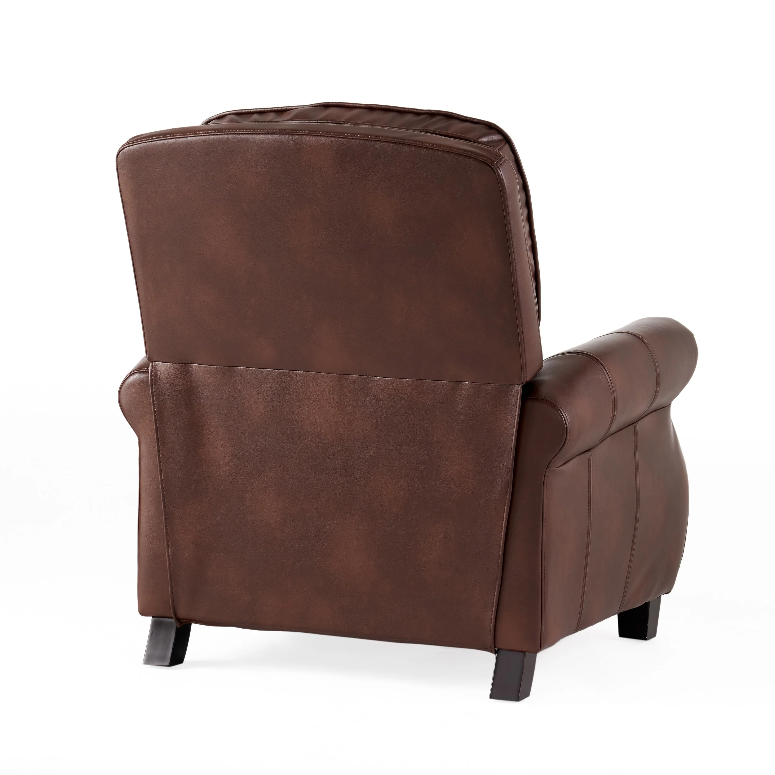Neville 2-Tone PU Push Back Recliner by Christopher Knight Home