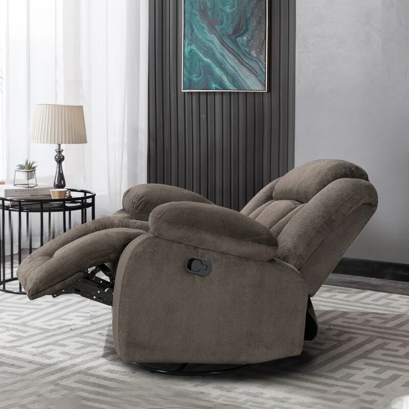 Rocker and Swivel Upholstered Recliner