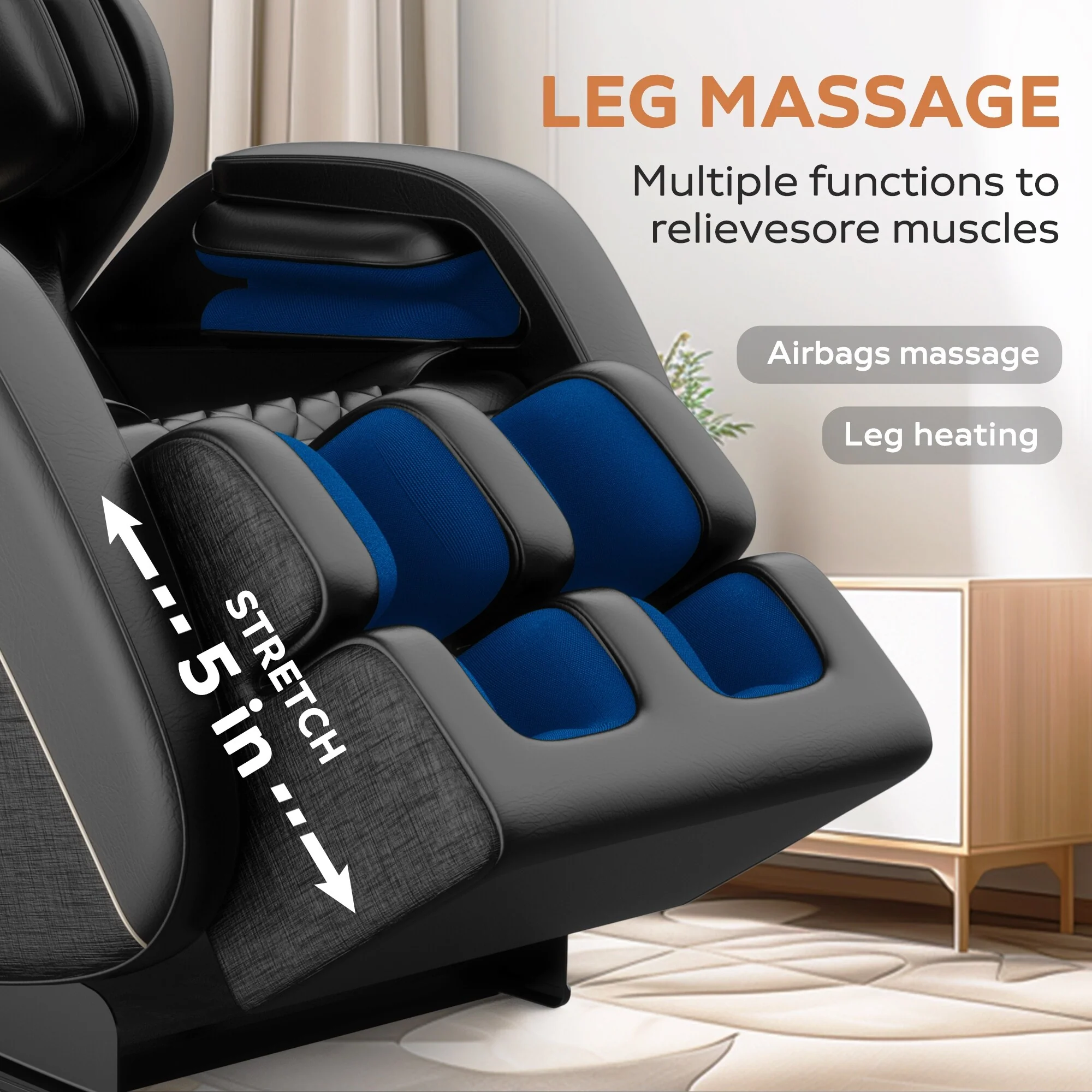Massage Chair Recliner with Zero Gravity