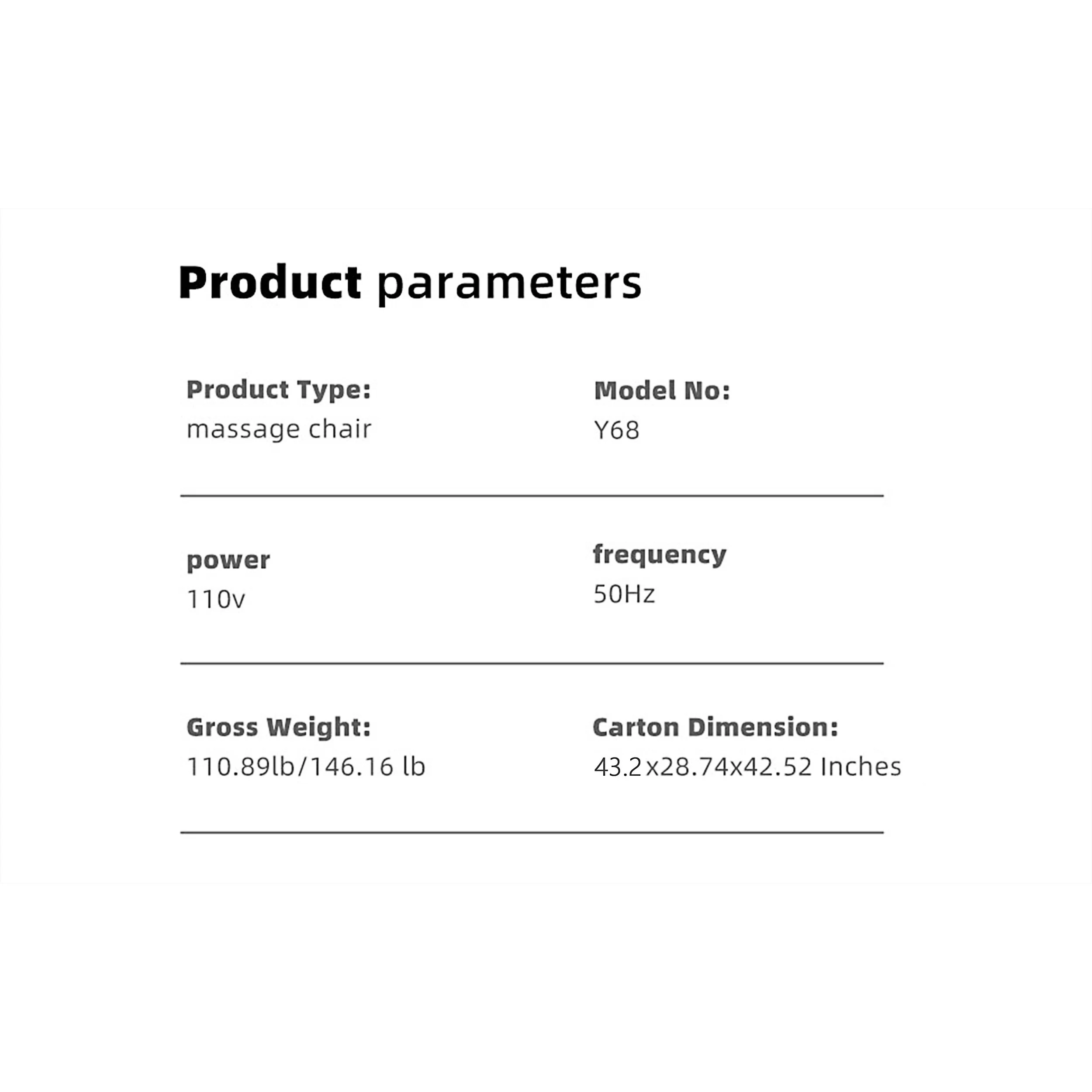 Zero?Gravity Massage Recliner Chair with Bluetooth Audio