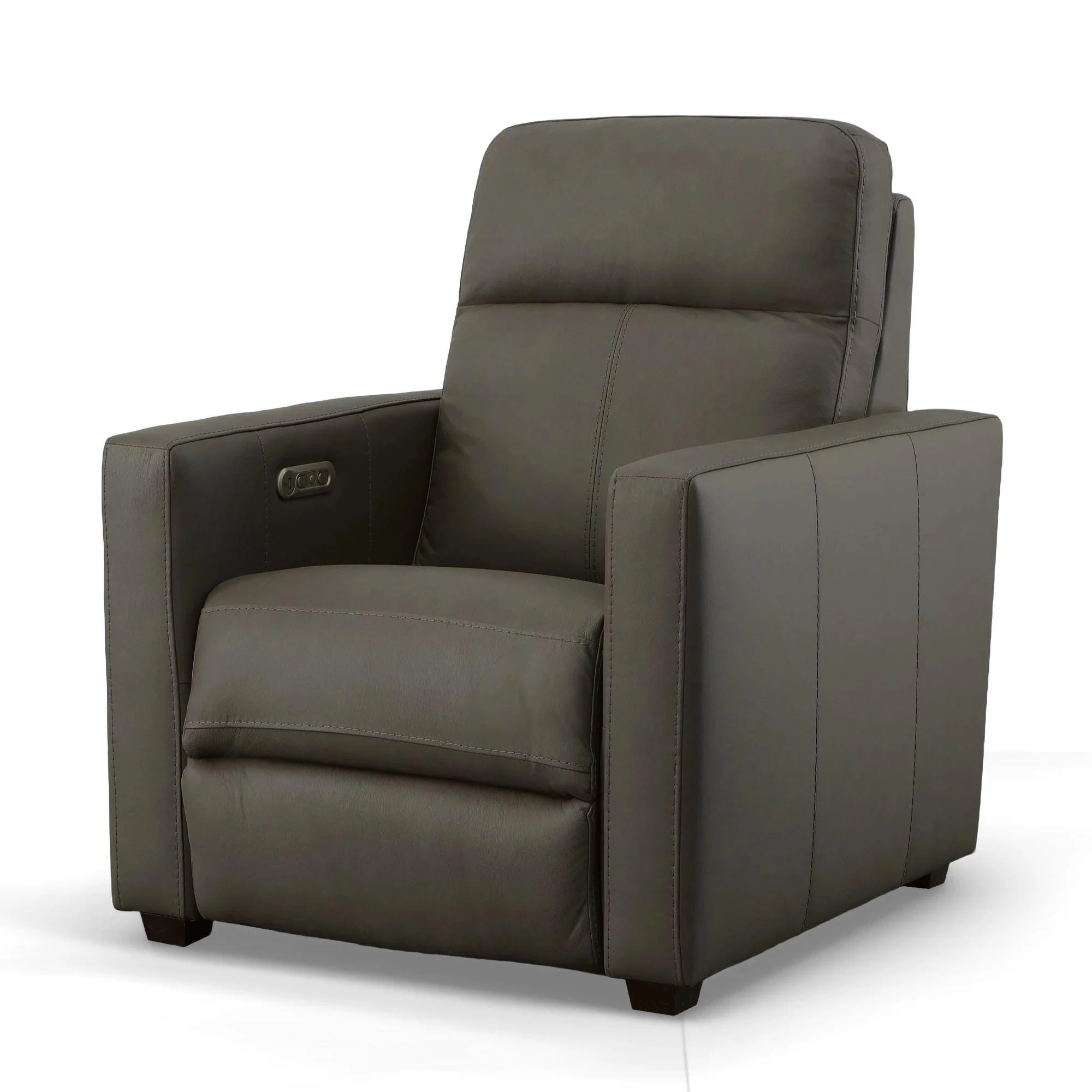 Broadway Premium Leather Power Recliner with Power Headrest by Flexsteel