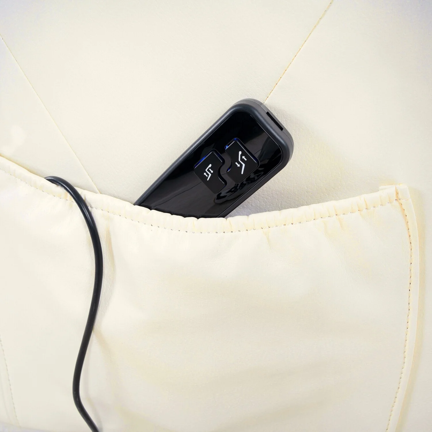 Air Leather Premium Studded Power Lift Recliner Chair with Footrest Reclining Chair with Remote Control