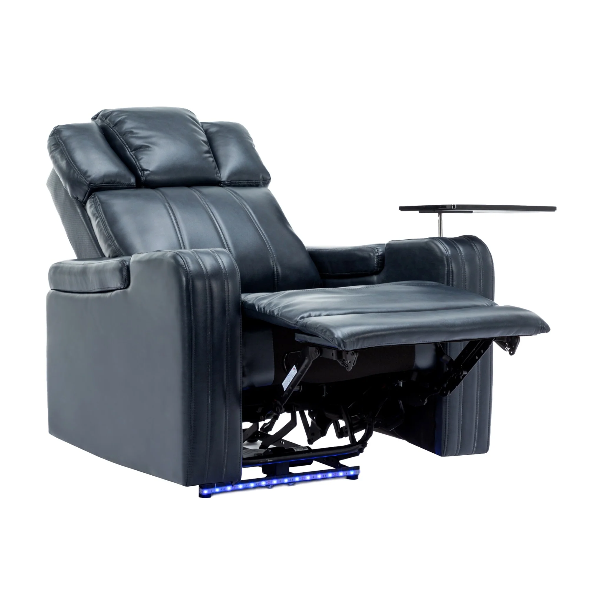 Power Recliner Chair with Cooling Cup Holder, Bluetooth & Tray Table