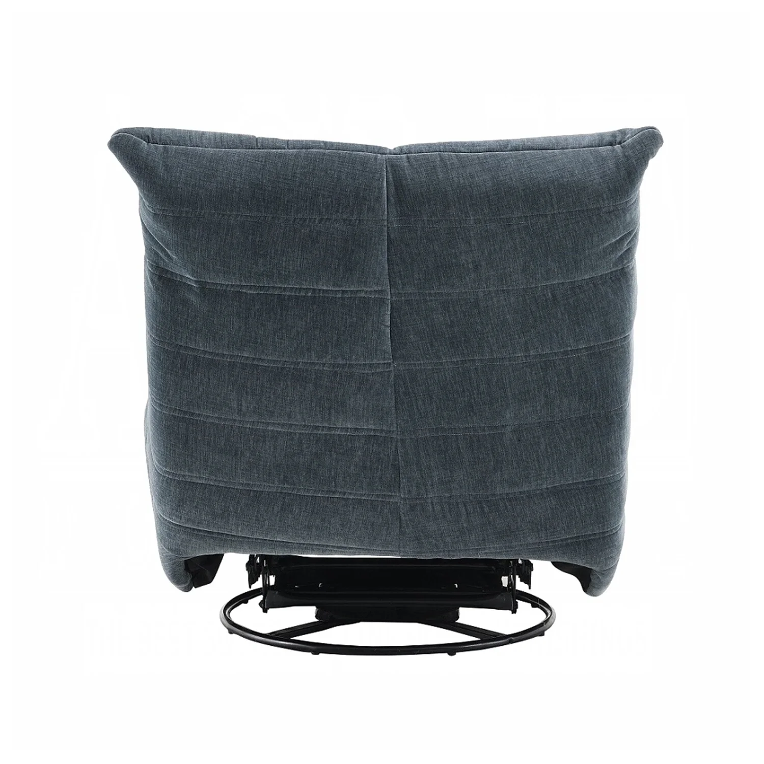 Chenille Upholstered Manual Recliner with Swivel