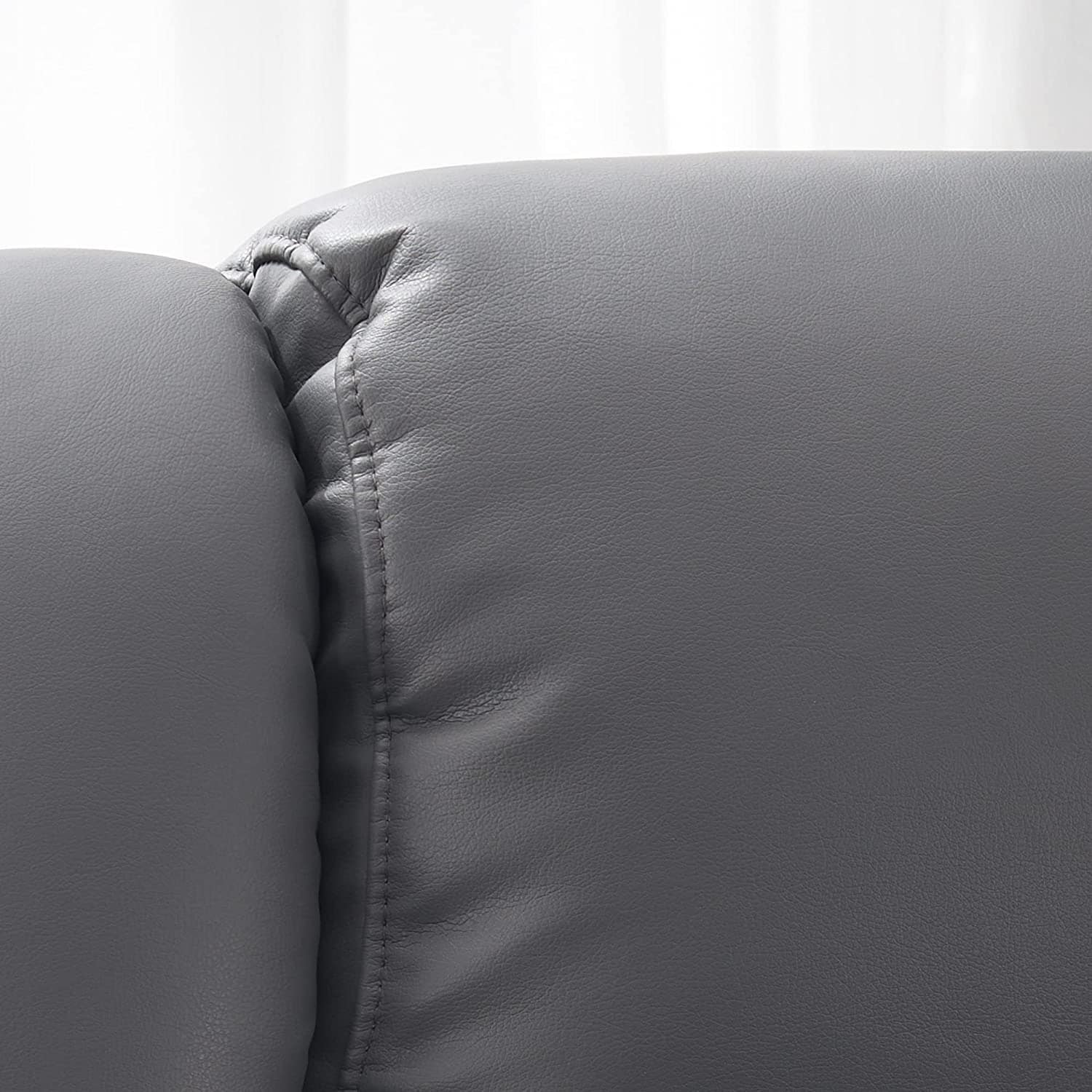 MCombo Swivel Recliners with Ottoman, Vibration Massage TV Chairs with Side Pocket