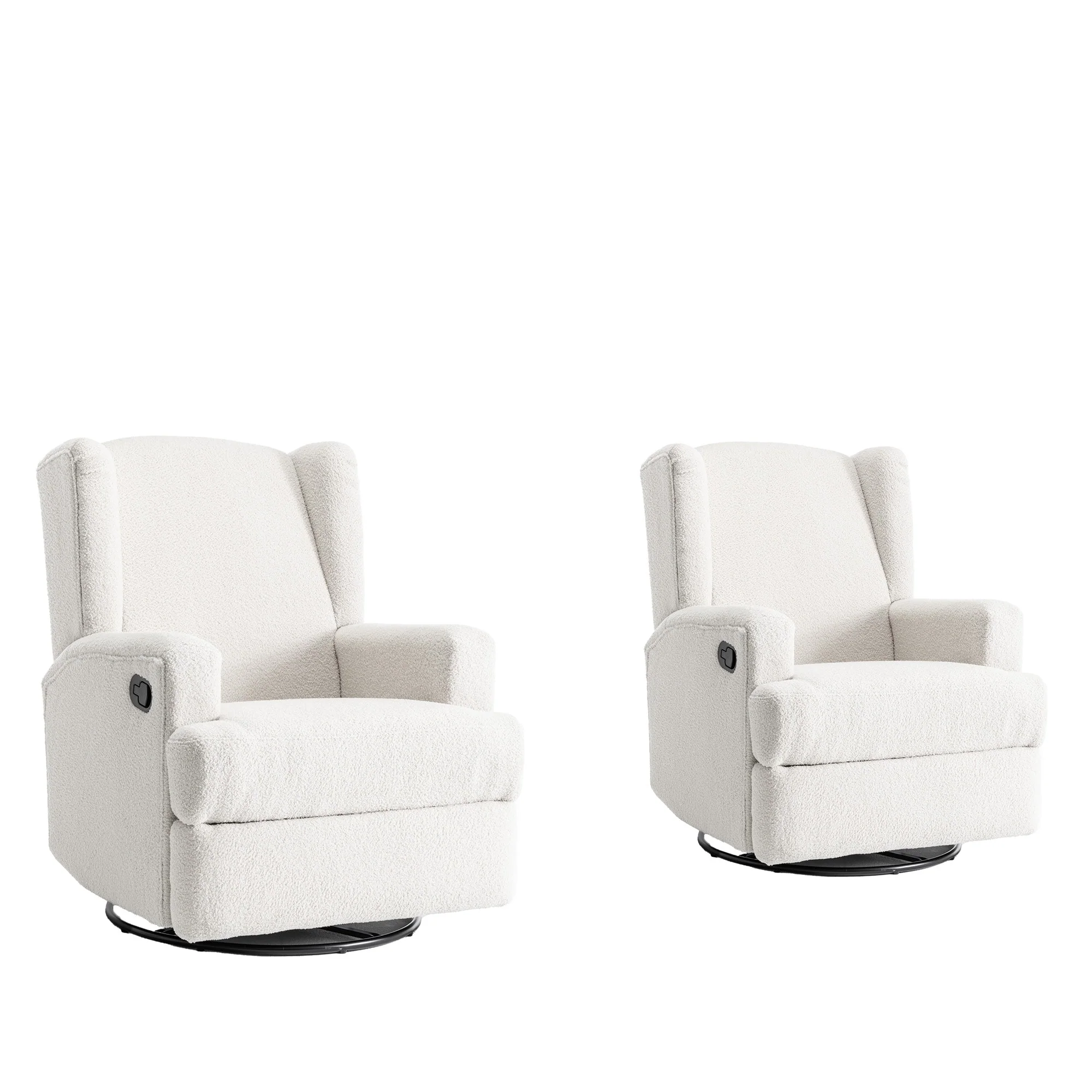 Swivel Glider Rocker Nursery Recliner Chair set of 2