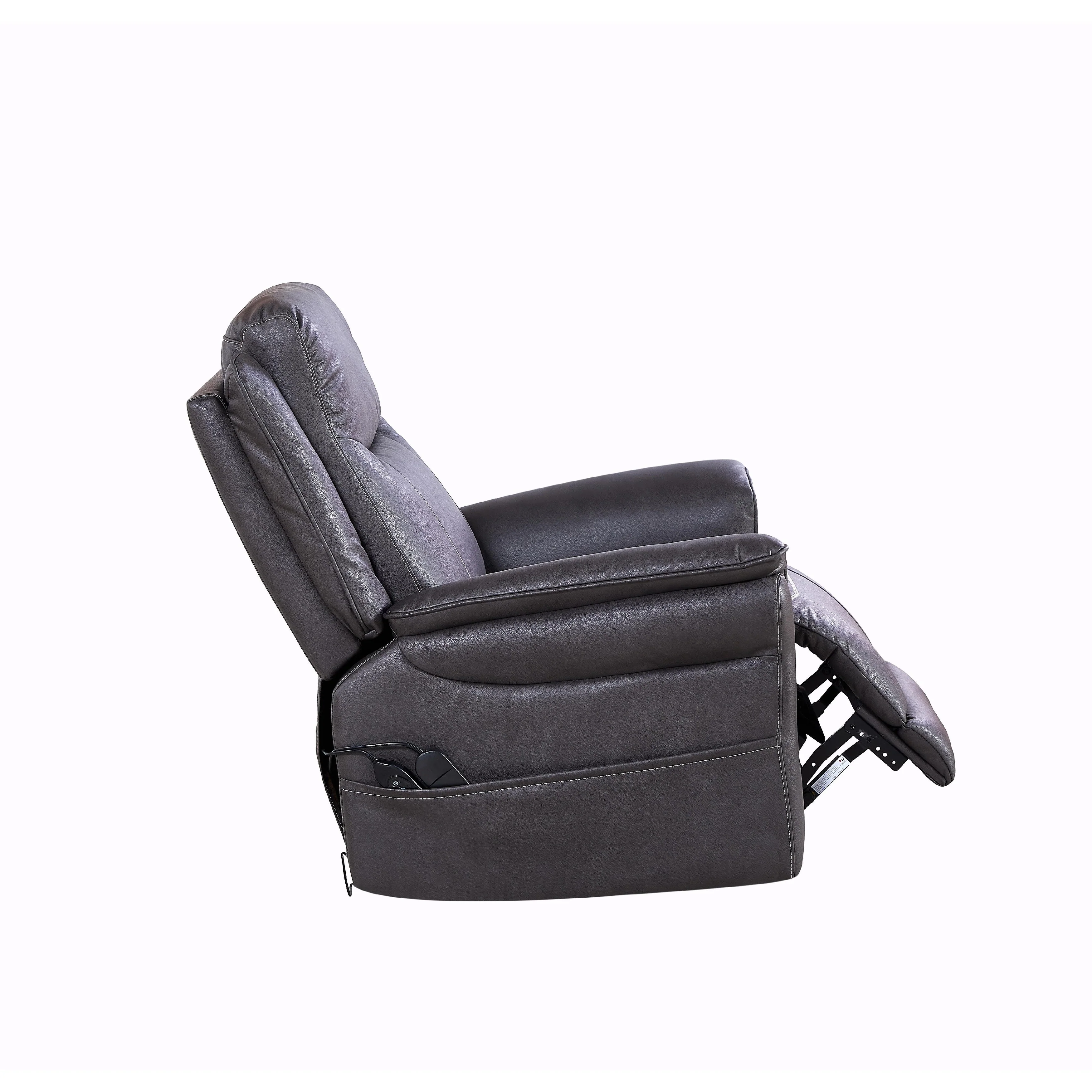Rocking and 240 Degree Swivel Single Sofa Seat Recliner Chair, Infinite Position