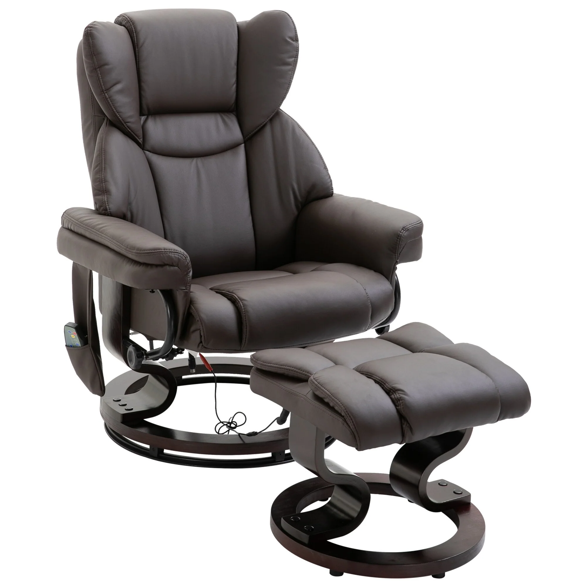 Massage Recliner Chair with Ottoman Footrest