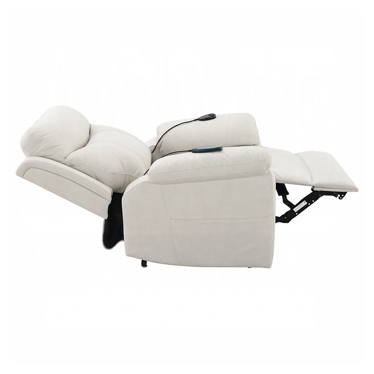 Fabric Upholstered Power Recliner with Heating Design