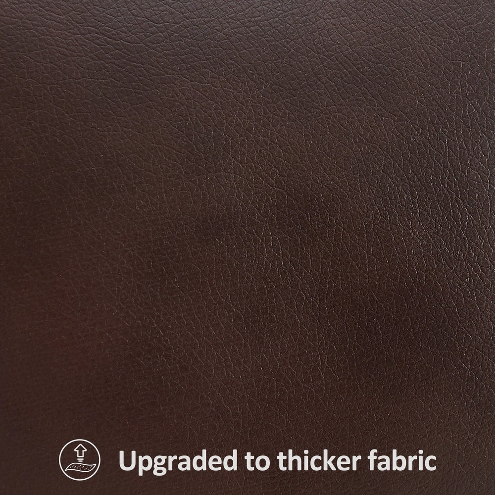 MCombo Large Power Lift Recliner Leather Chair with Massage, Heat, Cup Holders,Extended Footrest, Leather 7516