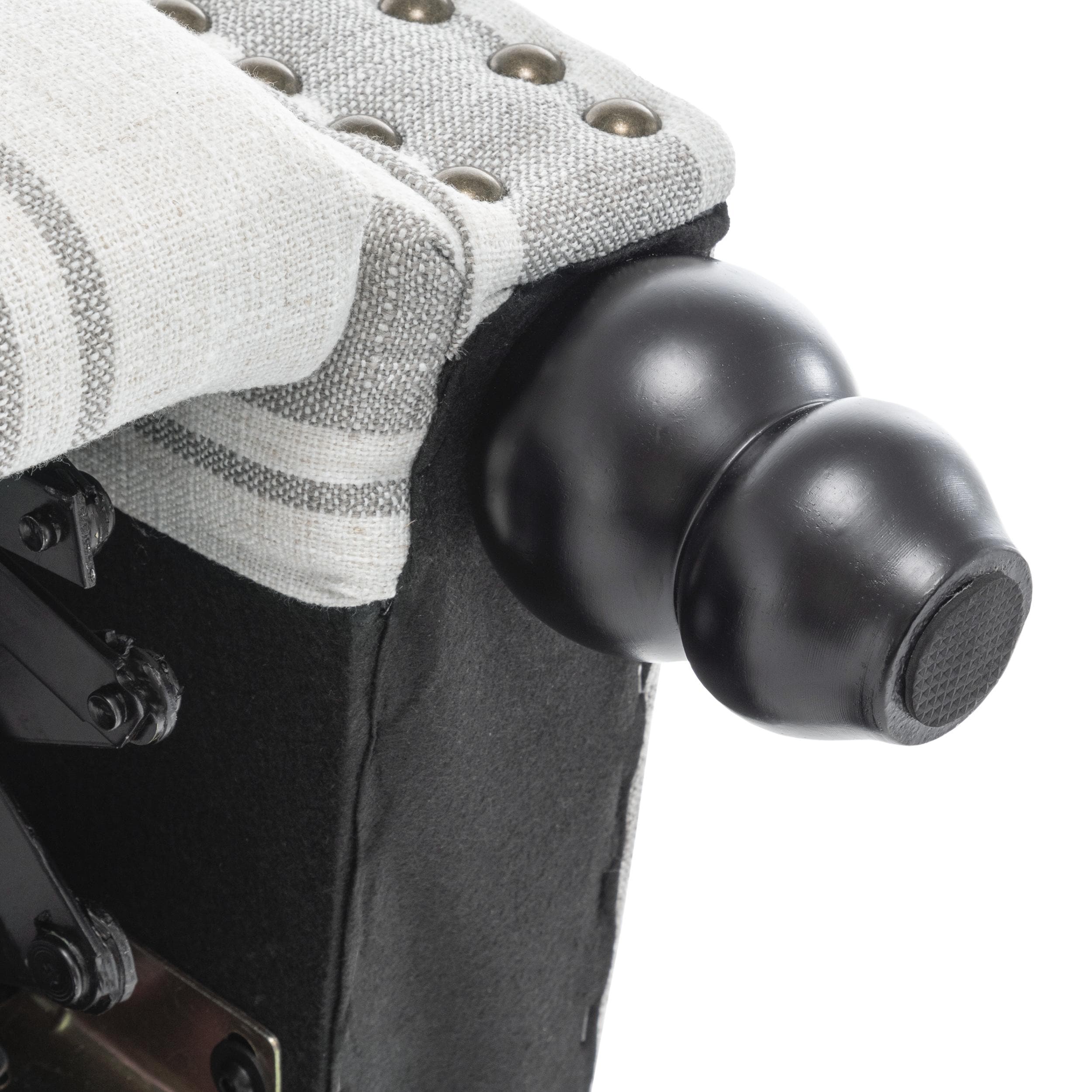 2 Set Manual Pushback Recliner Chair with Nailhead Trim