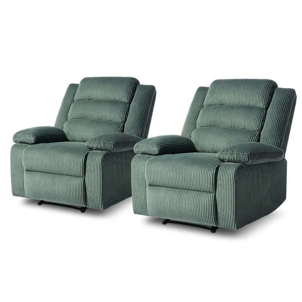 Modern Upholstered Recliner Chair with Adjustable Backrest