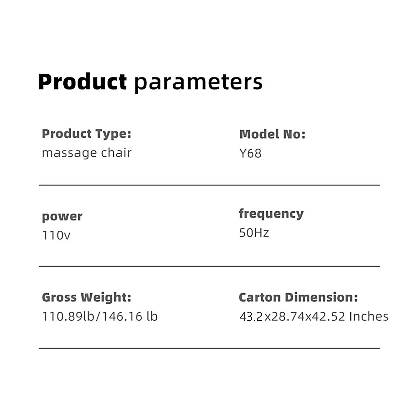 Zero?Gravity Massage Recliner Chair with Bluetooth Audio