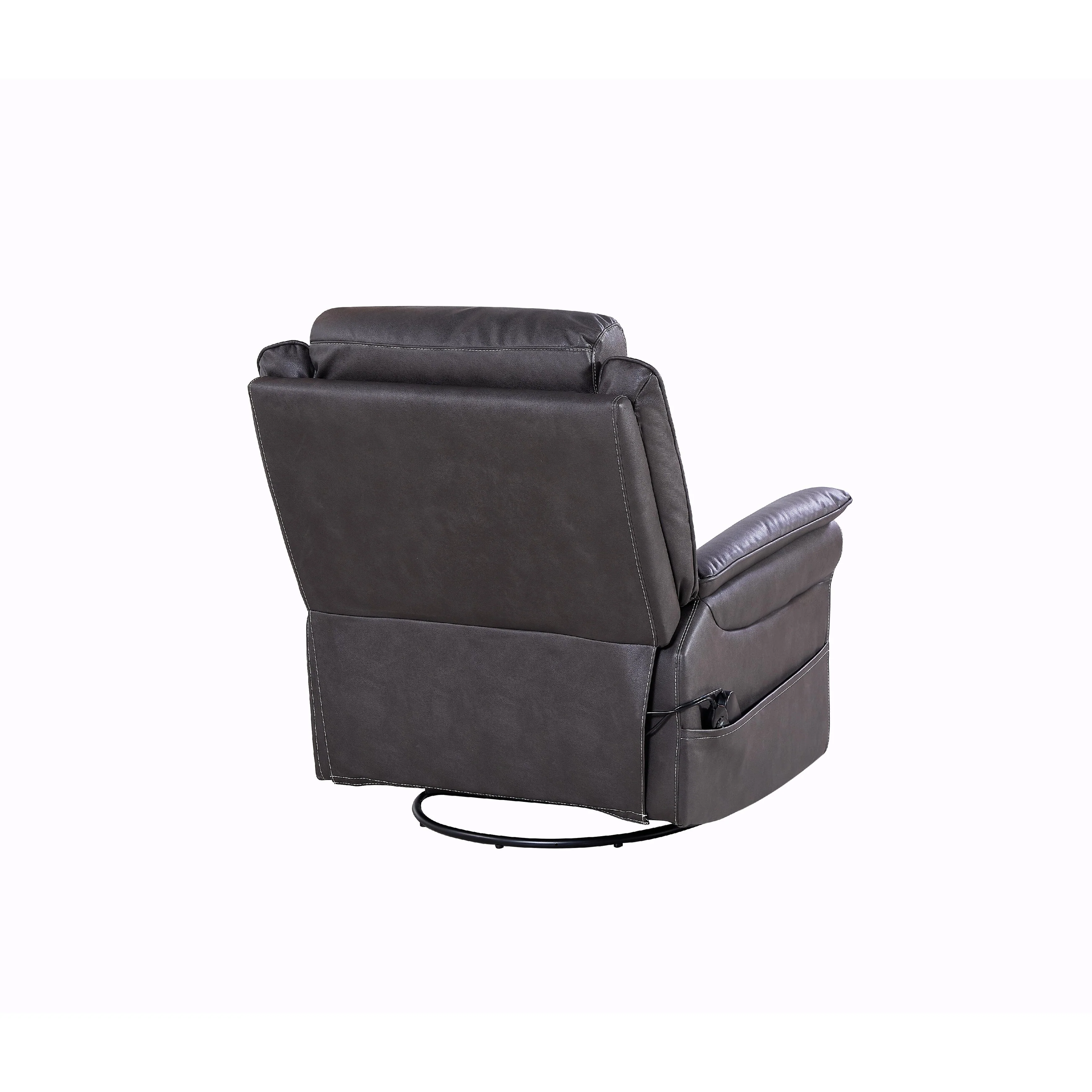 Rocking and 240 Degree Swivel Single Sofa Seat Recliner Chair, Infinite Position