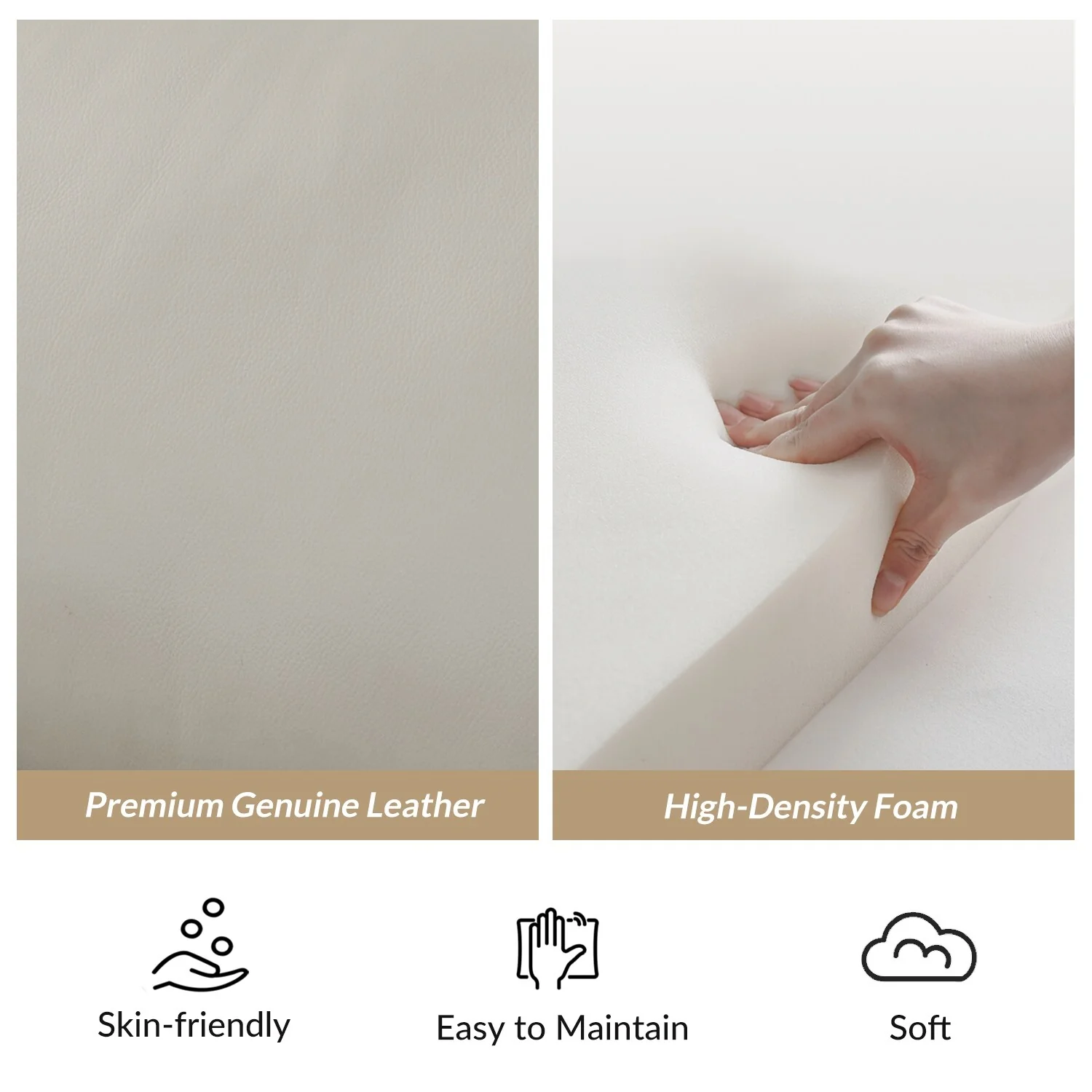 Laura 35.04 Wide Genuine Leather Power Recliner with Adjustable Headrests by HULALA HOME