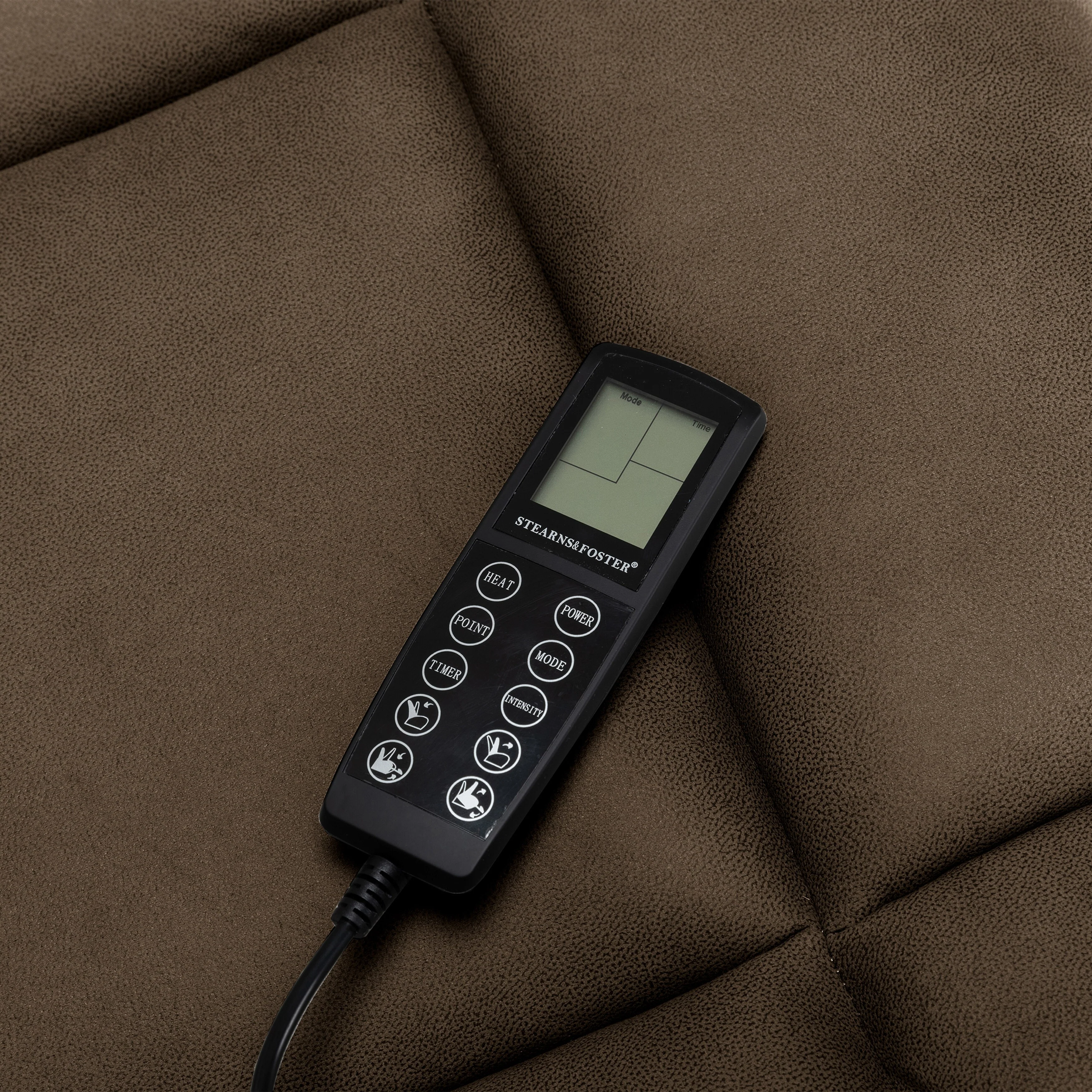 Stearns & Foster Halston Power Lift Heat-Massage Recliner