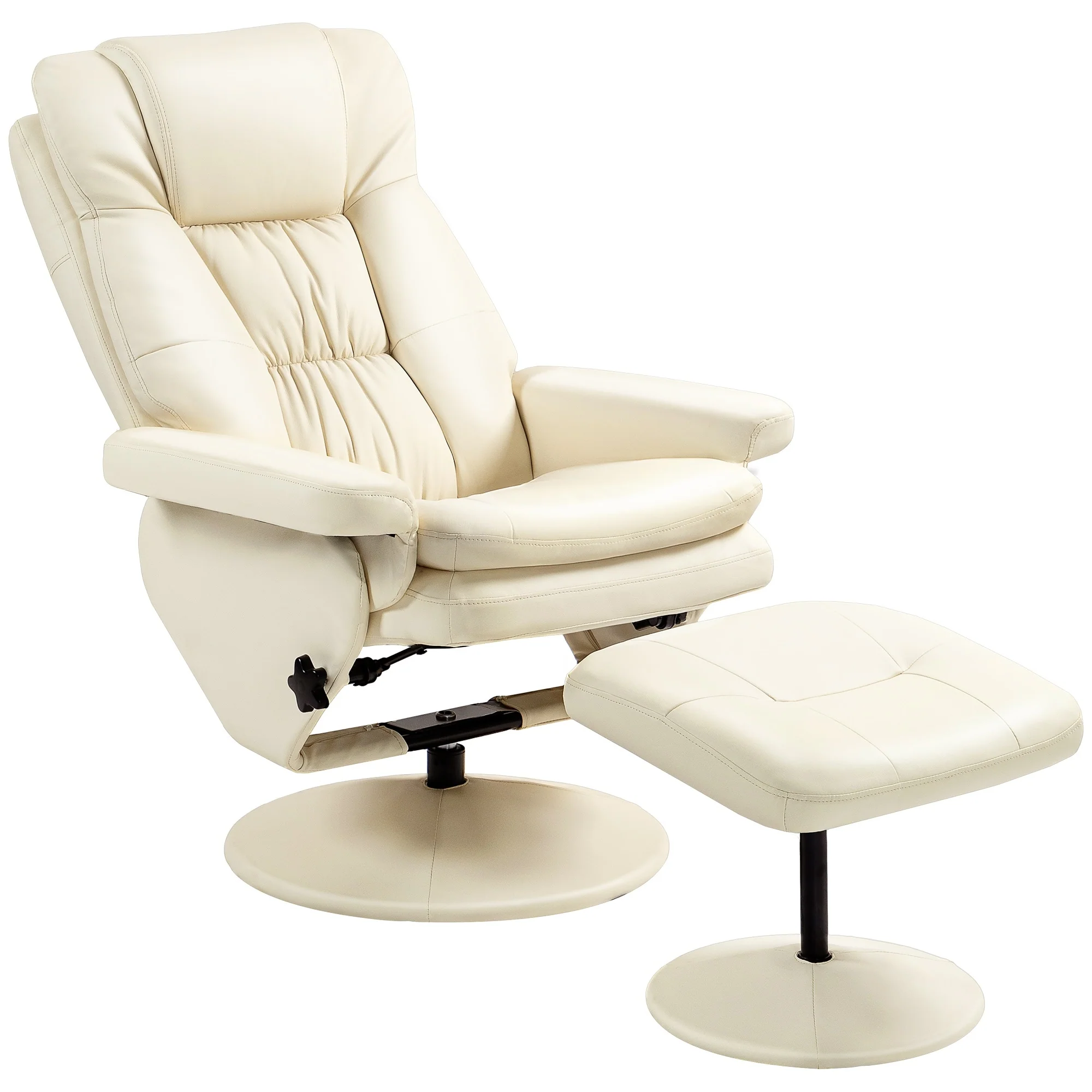 Swivel Recliner with Ottoman