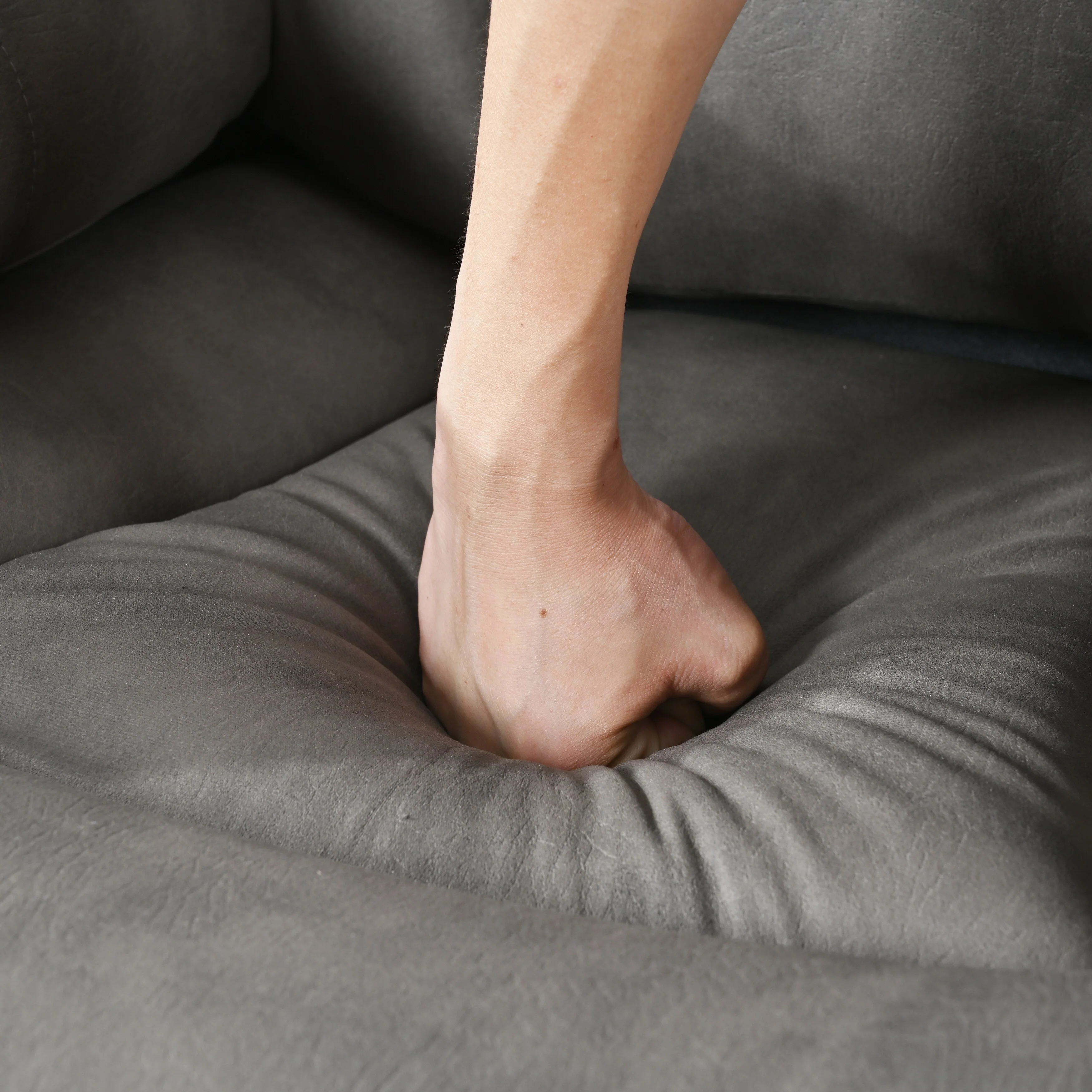 Grey Wide Seat Power Lift Recliner with Remote Control, Side Pocket, and Adjustable Recline Features