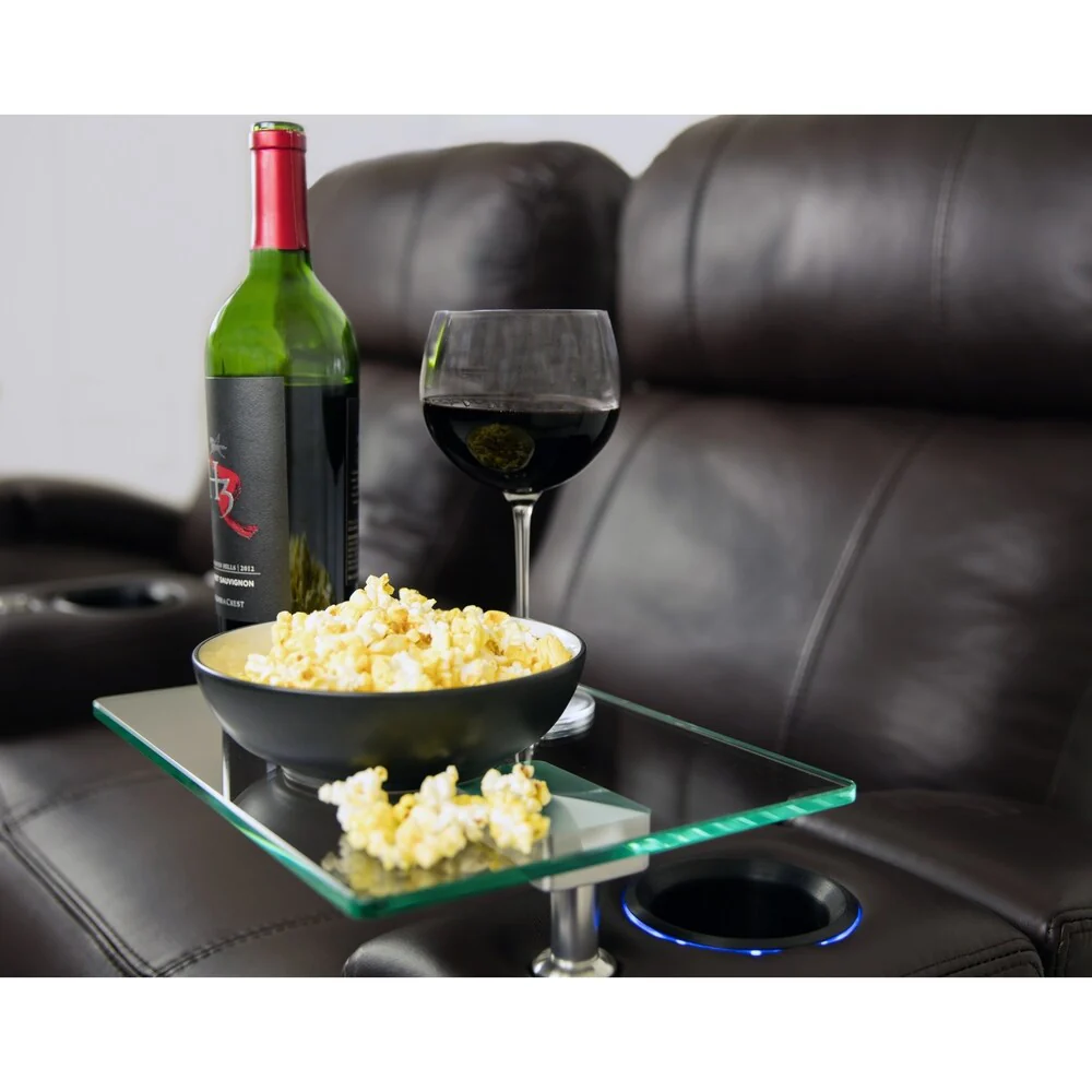 Octane Glass Swivel Table