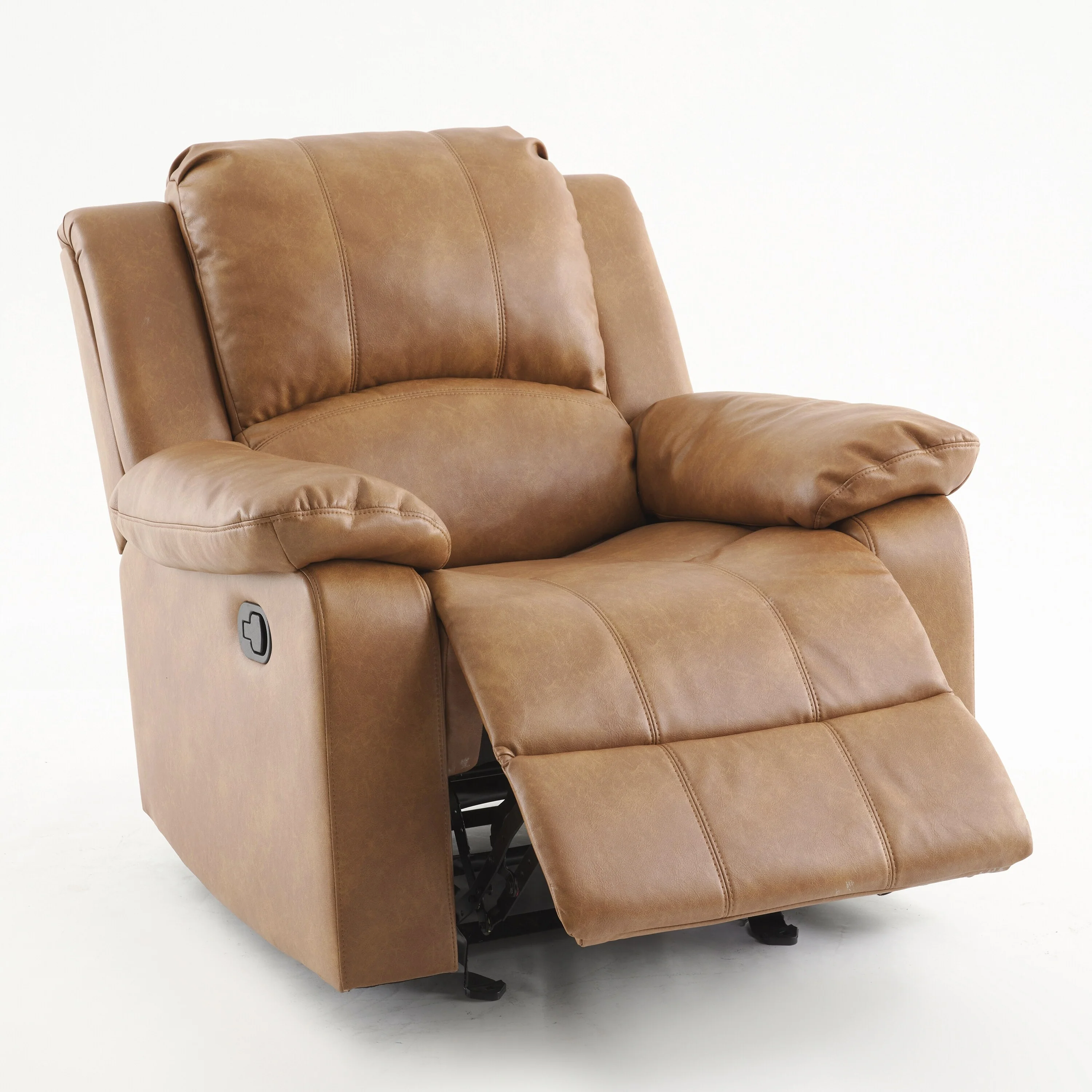 Charleston Leather Gel Glider Rocker Recliner by Greyson Living