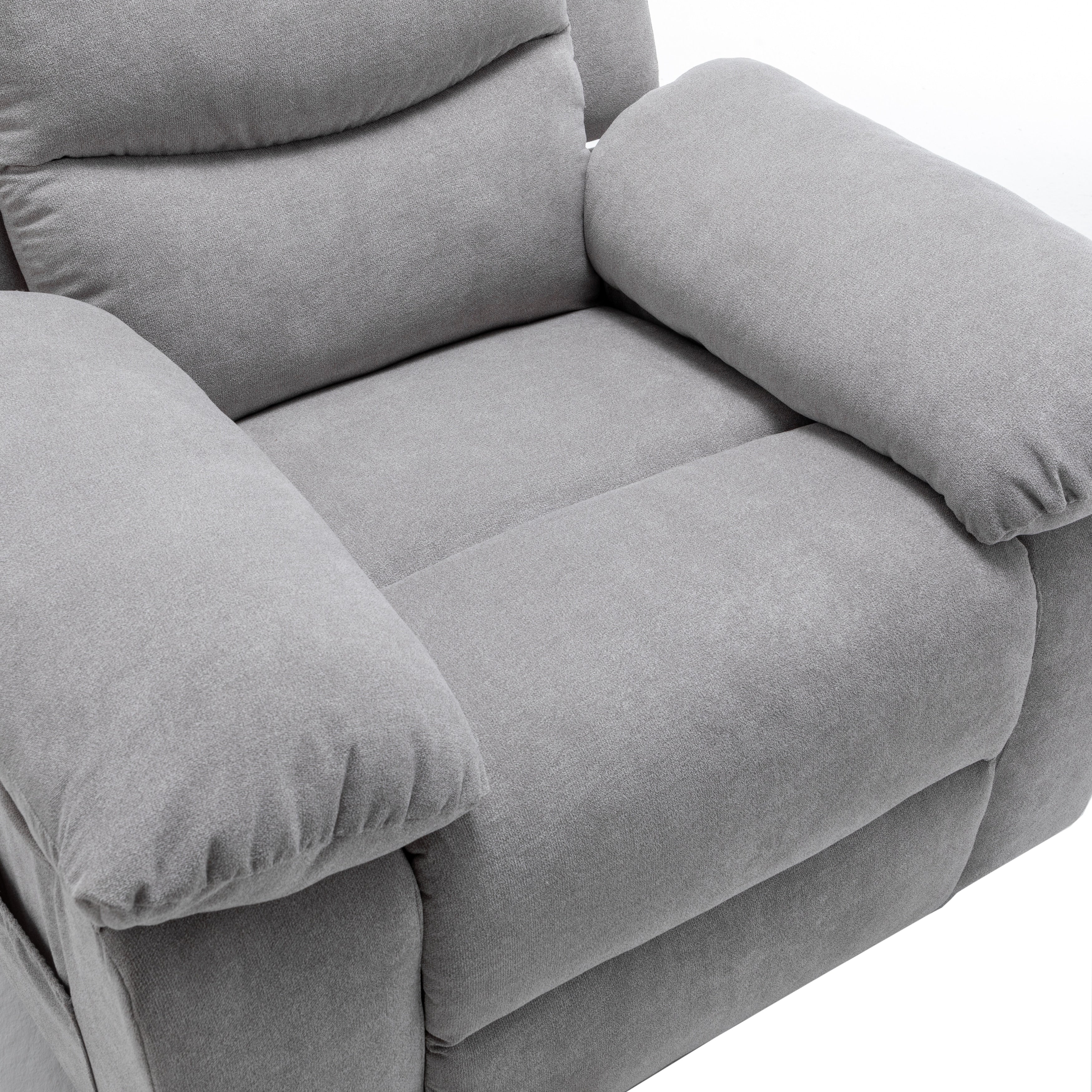 Power Recliner Chair with Adjustable Massage Function - 36.63 x 38.13 x 40.50