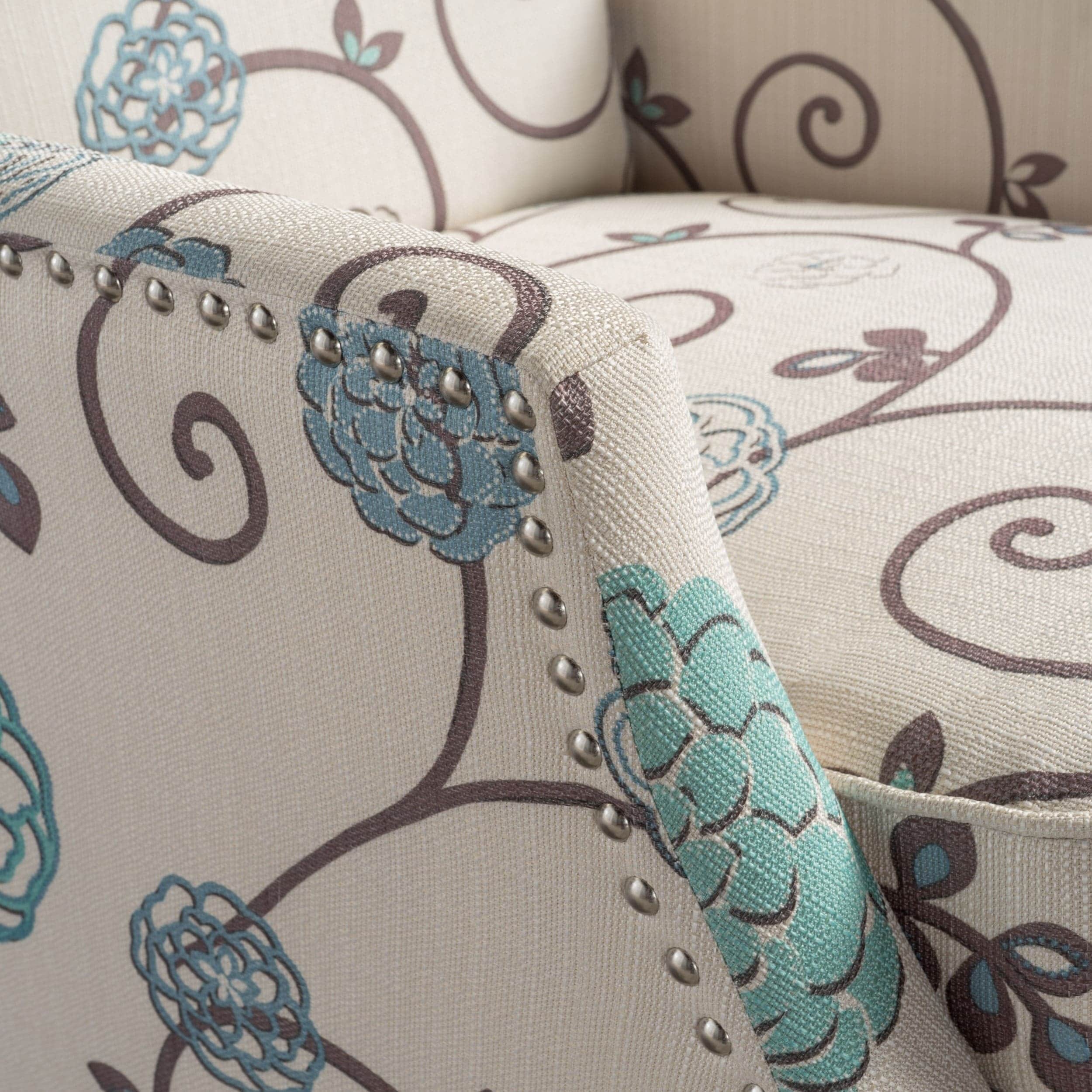 Wescott Wingback Pushback Recliner by Christopher Knight Home