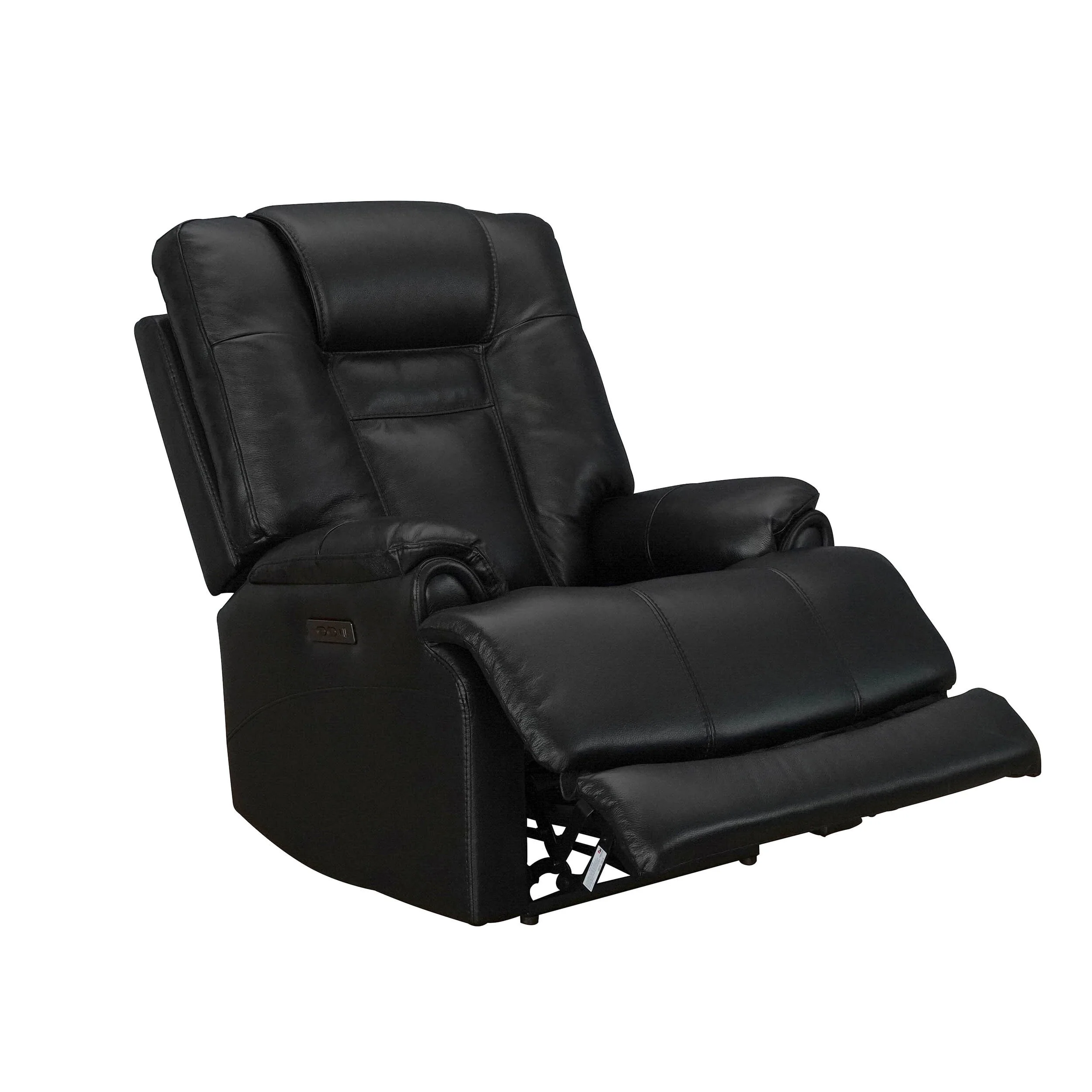 Genuine Top Grain Adjustable Headrest Extendable Footrest Zero Gravity Reclin Power Recliner
