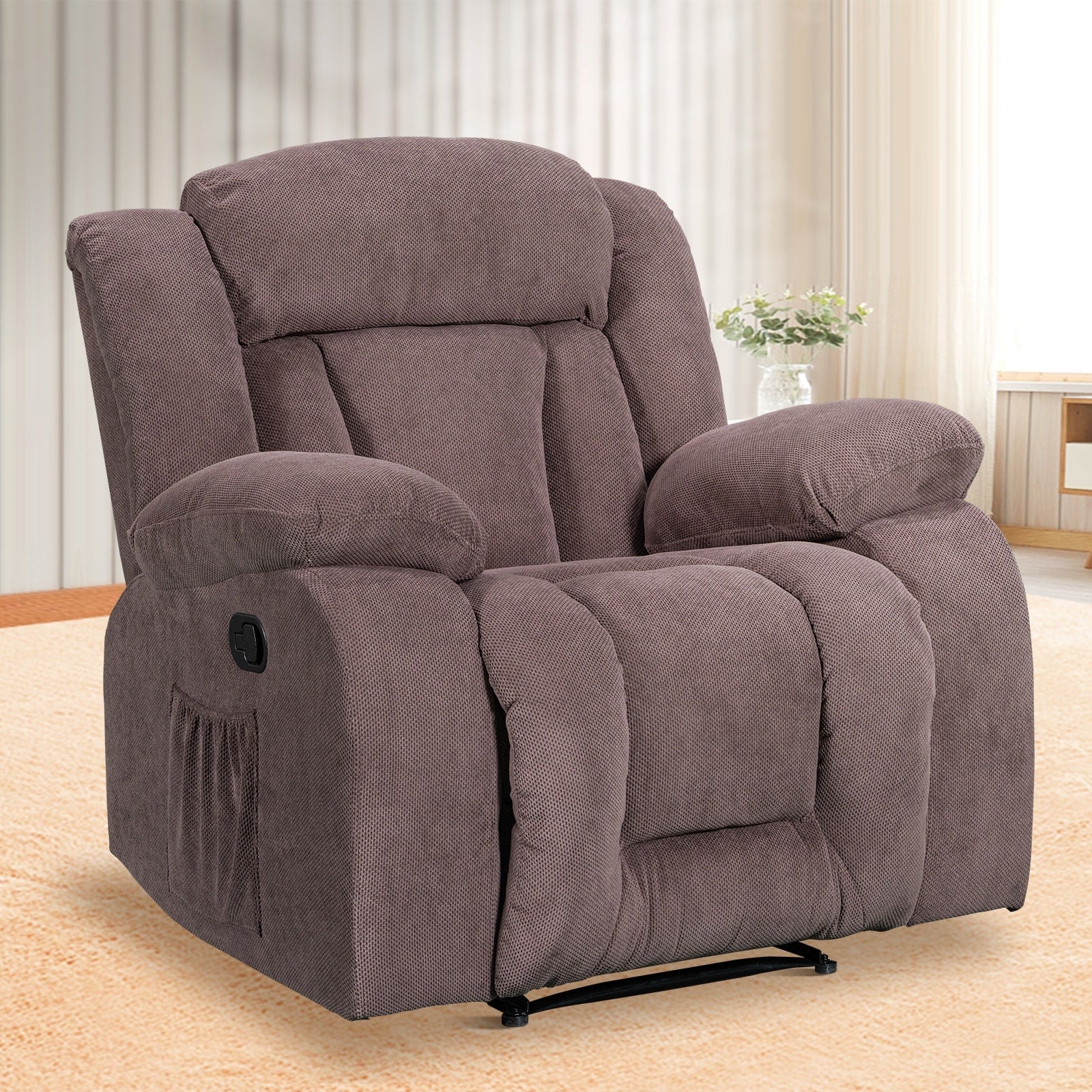 Super Comfortable Standard Size Heating and Massage Recliner Chair