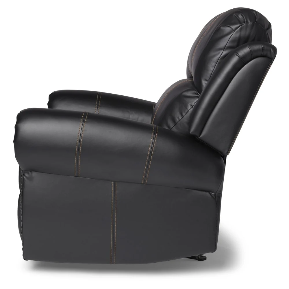 Charlie PU Leather Glider Recliner Club Chair by Christopher Knight Home